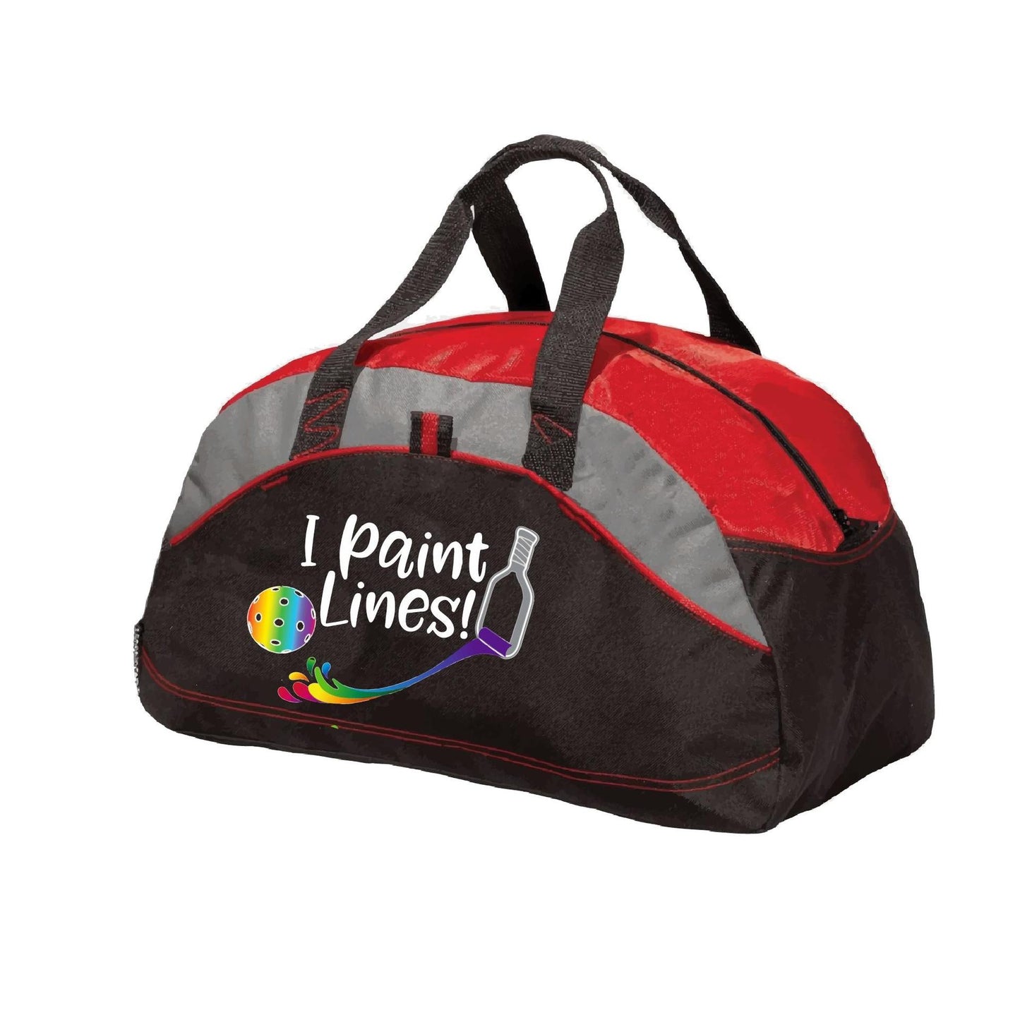 I Paint Pickleball Lines | Pickleball Sports Duffel | Medium Size Court Bag