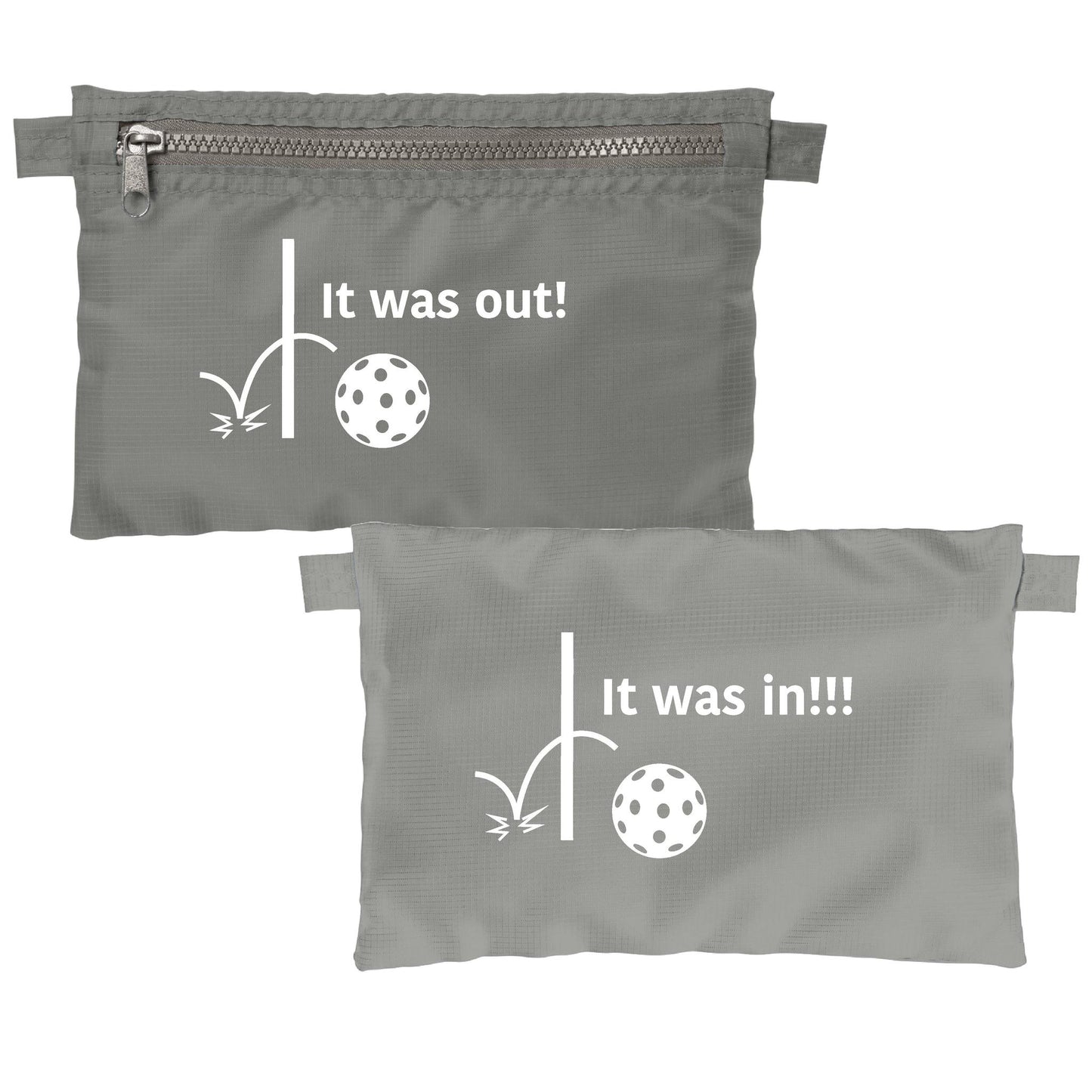 It was out! It was in!!! | Pickleball Cosmetic Stash Pouch Bag | Small Size Court Stash Bag