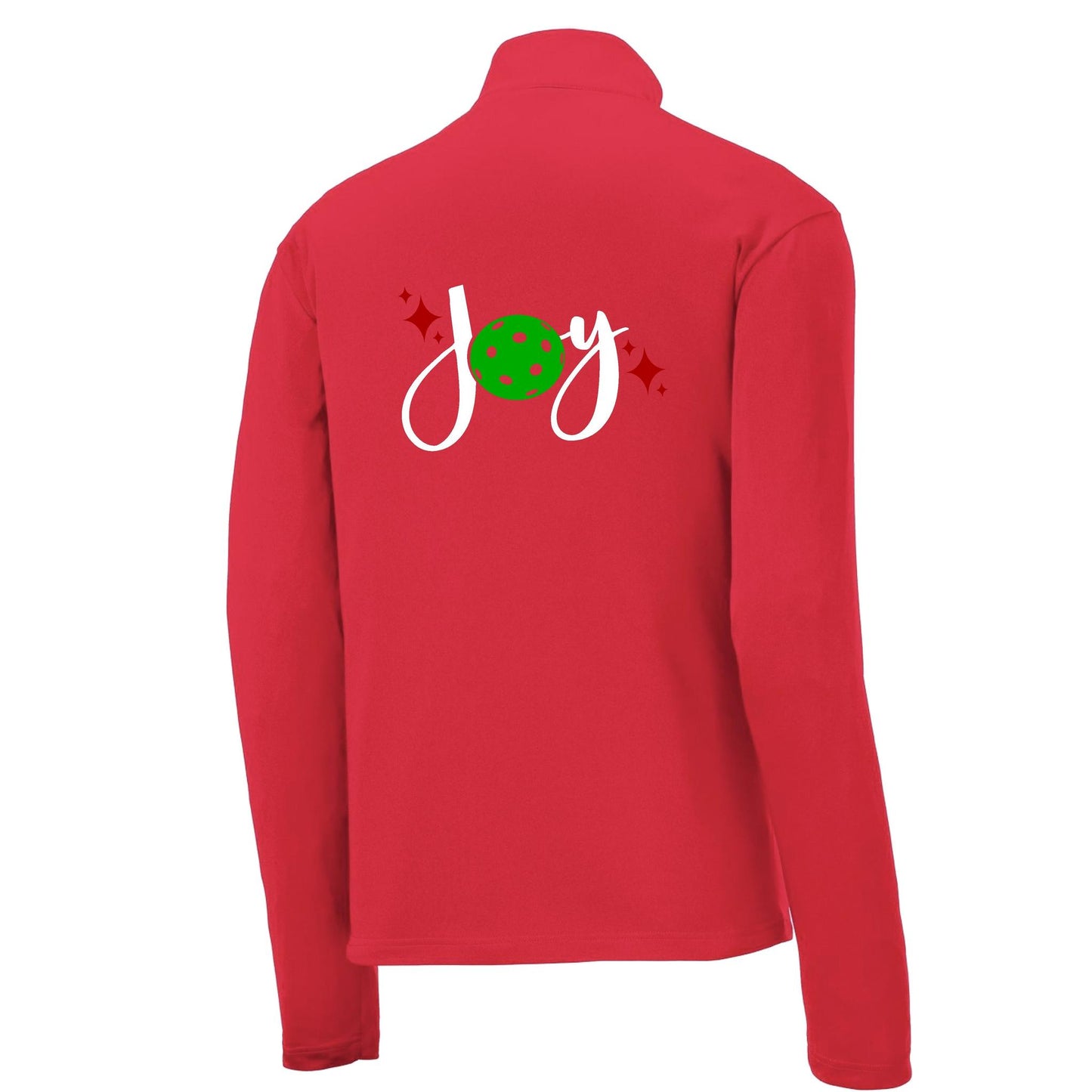 Joy | Men's 1/4 Zip Long Sleeve Pullover Athletic Performance Shirt | 100% Polyester