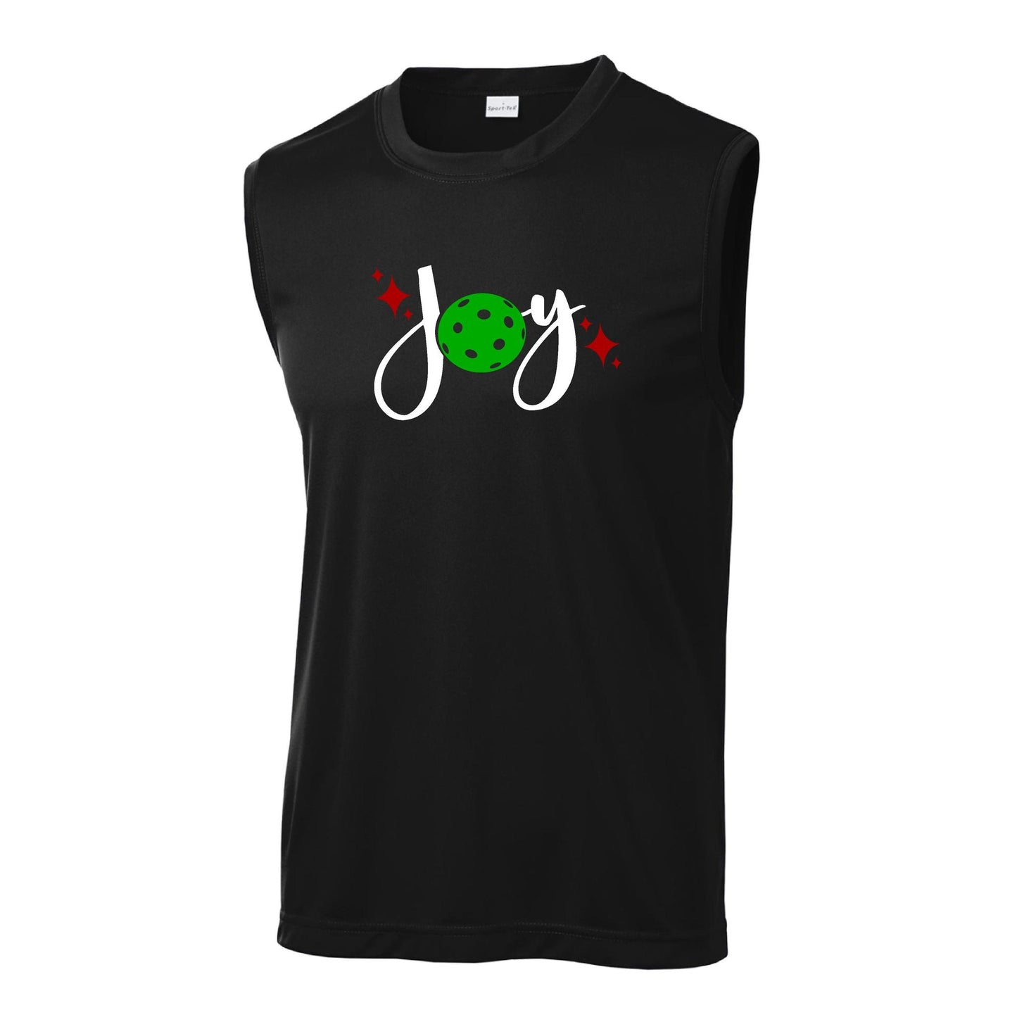 Joy | Men's Sleeveless Athletic Performance T-Shirt | 100% Polyester