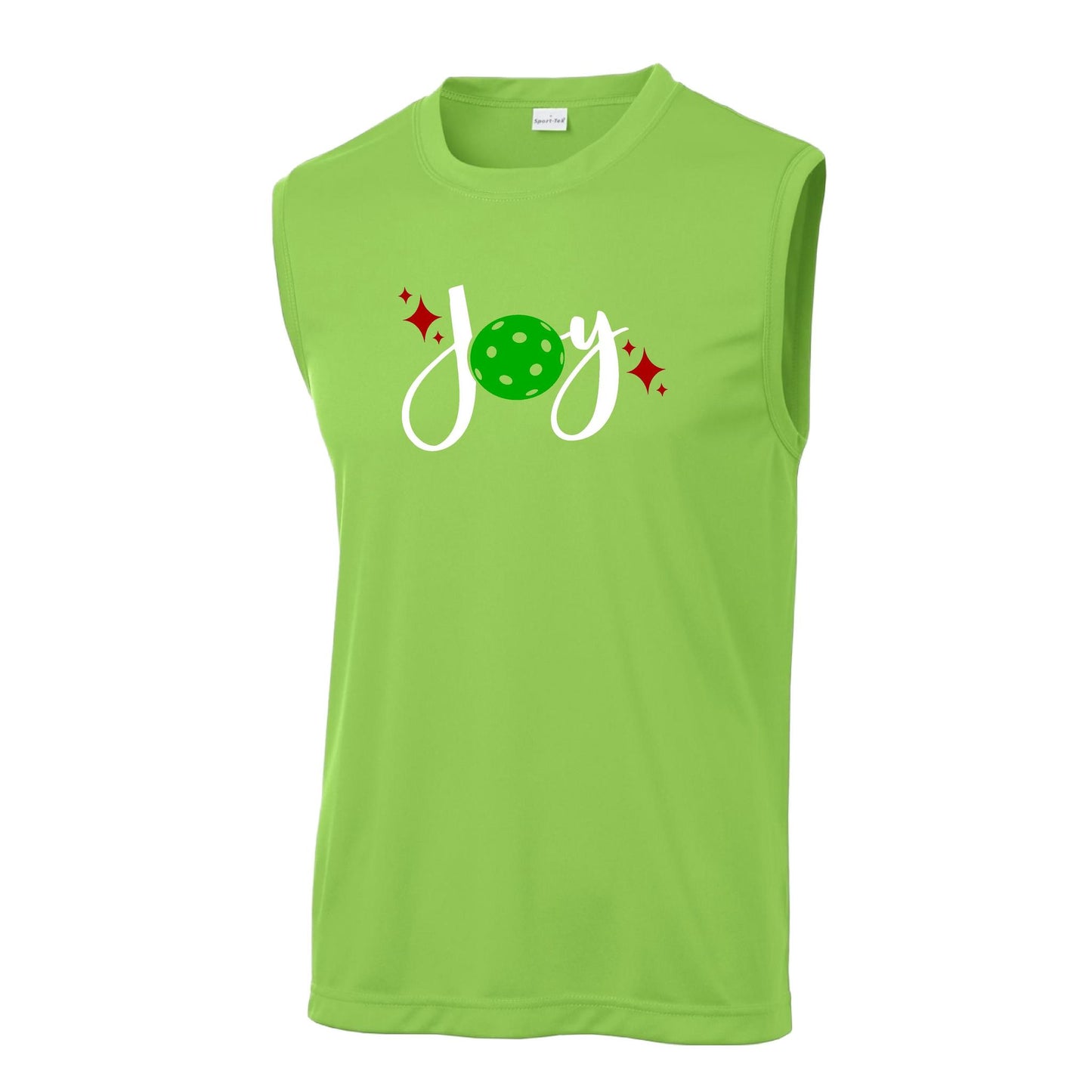 Joy | Men's Sleeveless Athletic Performance T-Shirt | 100% Polyester
