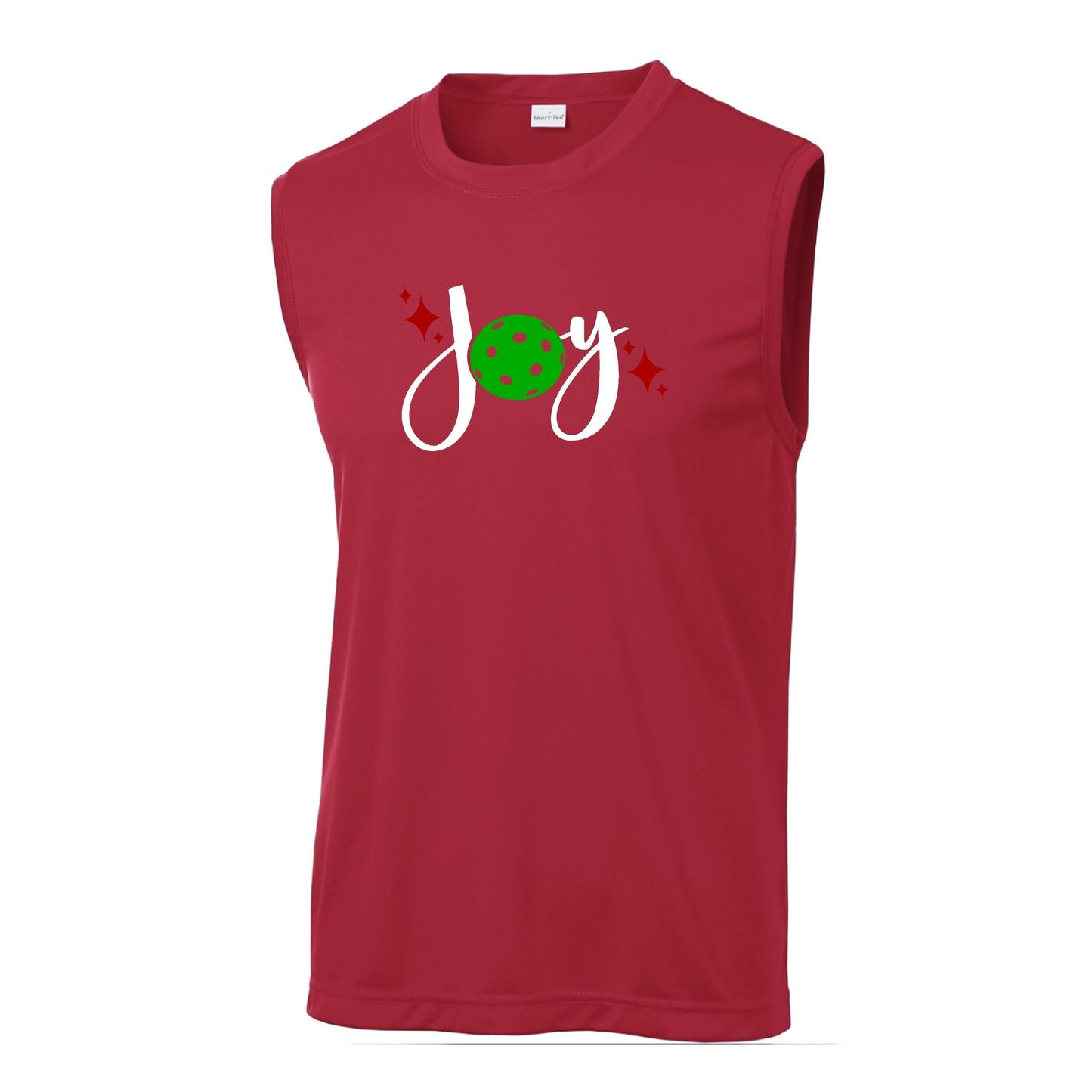 Joy | Men's Sleeveless Athletic Performance T-Shirt | 100% Polyester