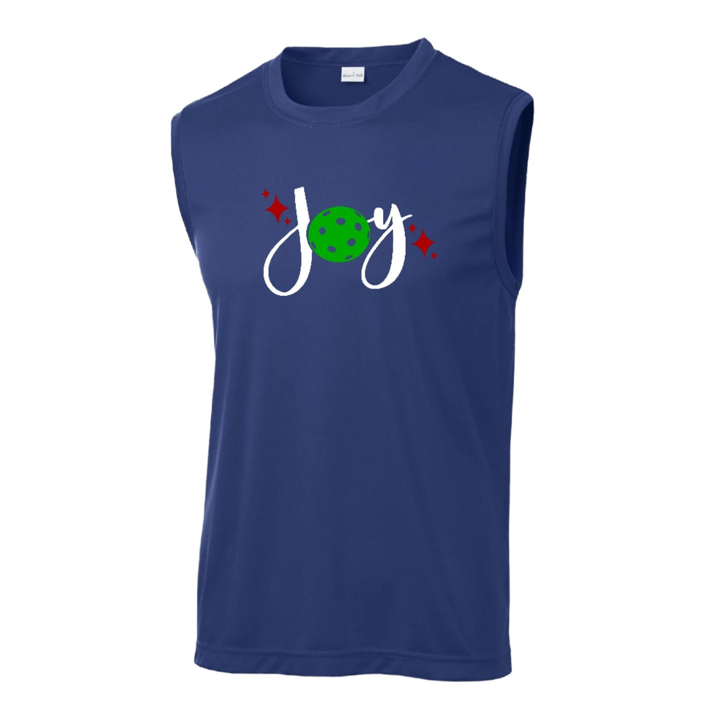 Joy | Men's Sleeveless Athletic Performance T-Shirt | 100% Polyester