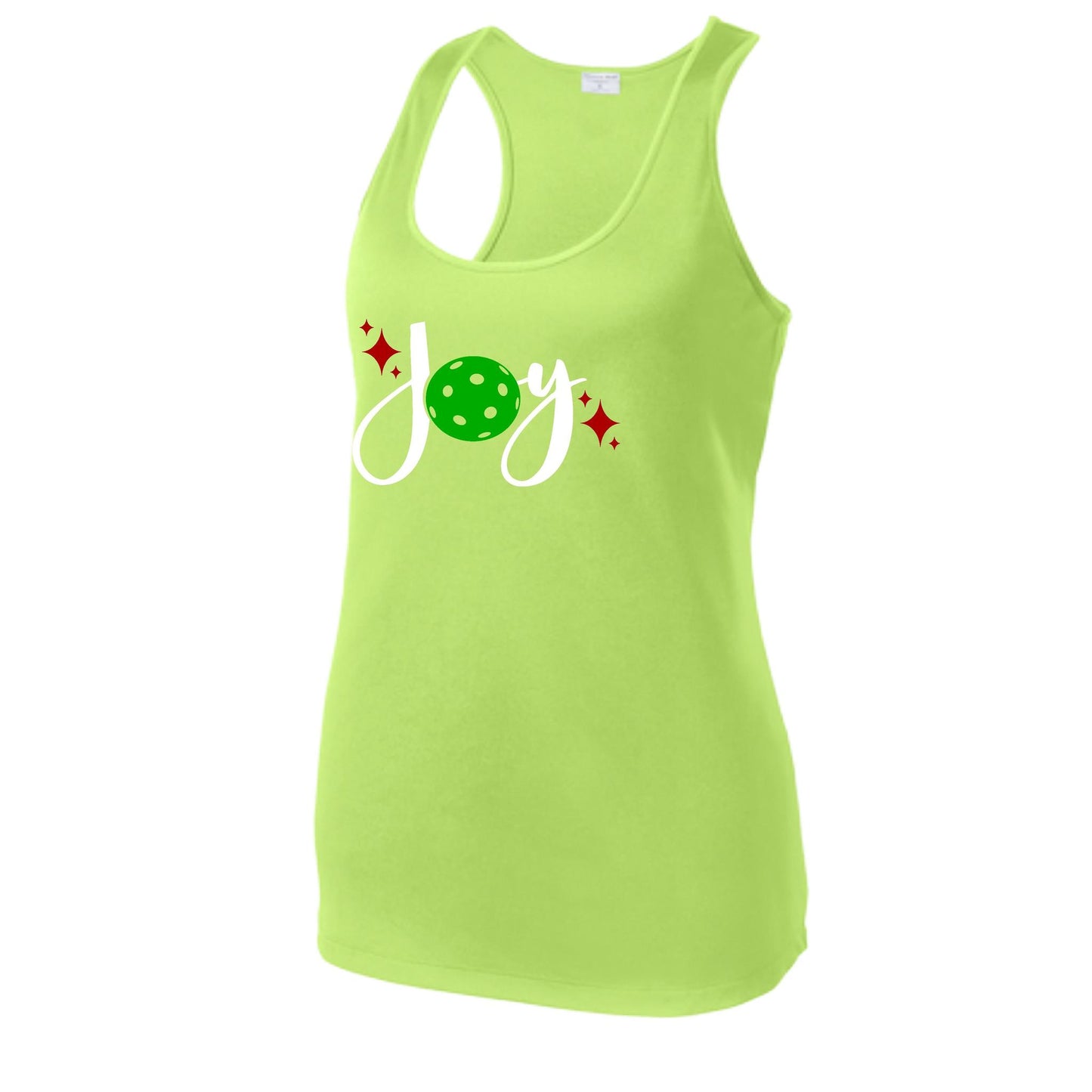 Joy | Women's Racerback Pickleball Performance Tank | 100% Polyester
