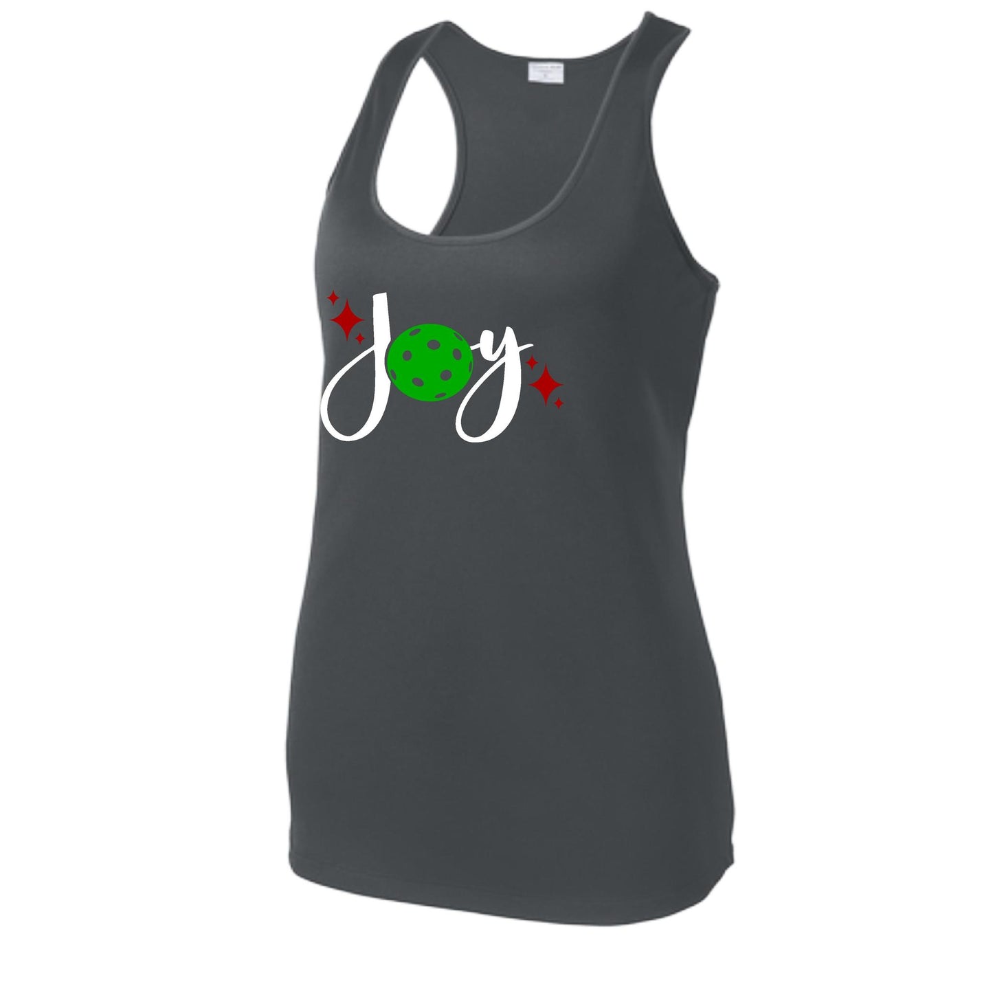Joy | Women's Racerback Pickleball Performance Tank | 100% Polyester
