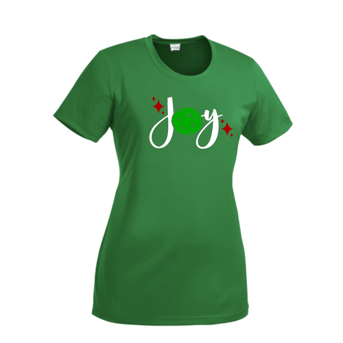 Joy | Women’s Short Sleeve Crewneck Pickleball Performance T-Shirts | 100% Polyester