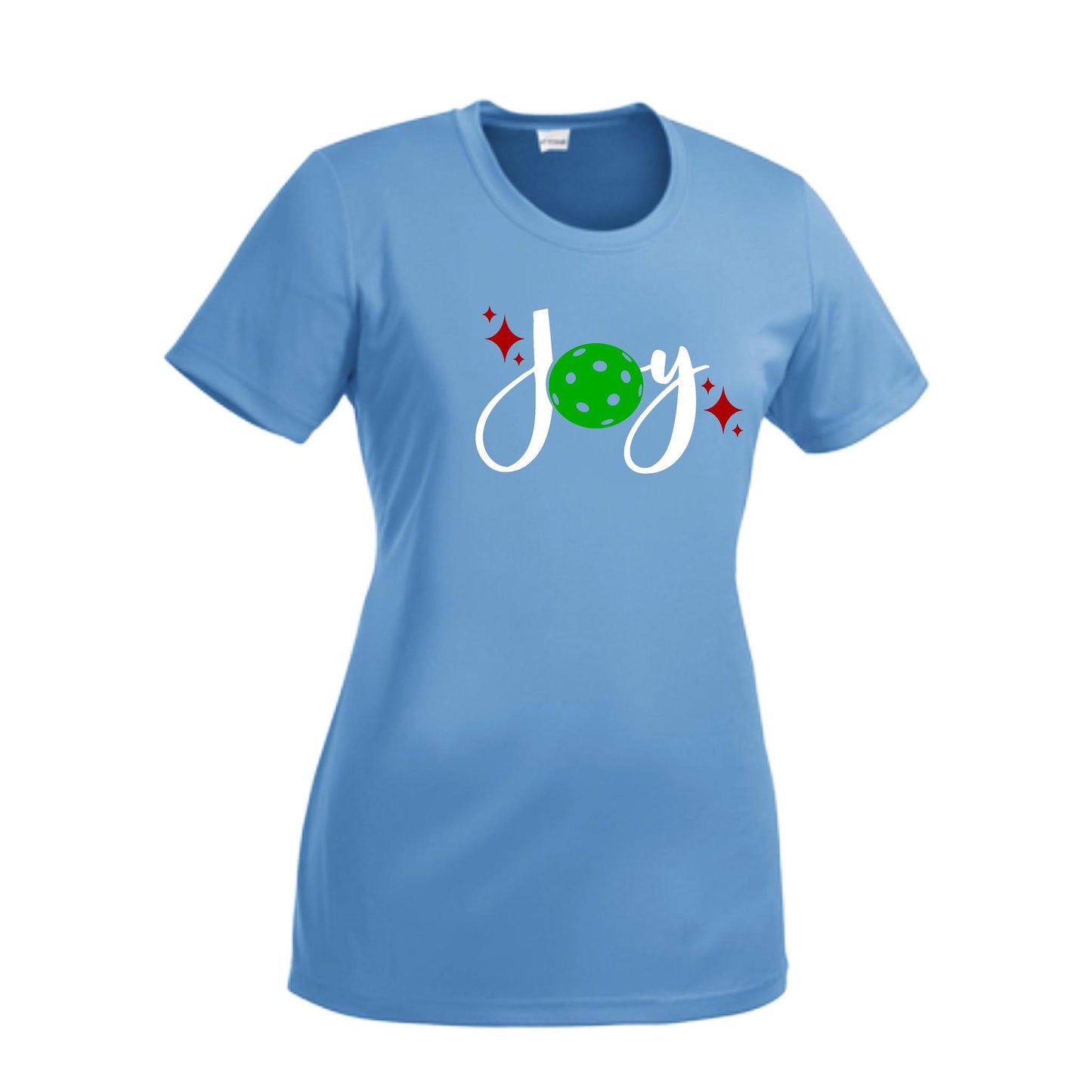 Joy | Women’s Short Sleeve Crewneck Pickleball Performance T-Shirts | 100% Polyester