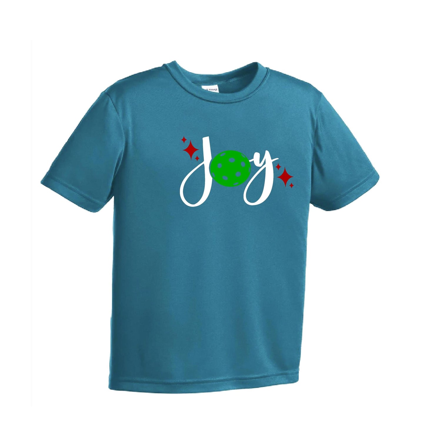 Joy | Youth Short Sleeve Pickleball Performance T-Shirts | 100% Polyester