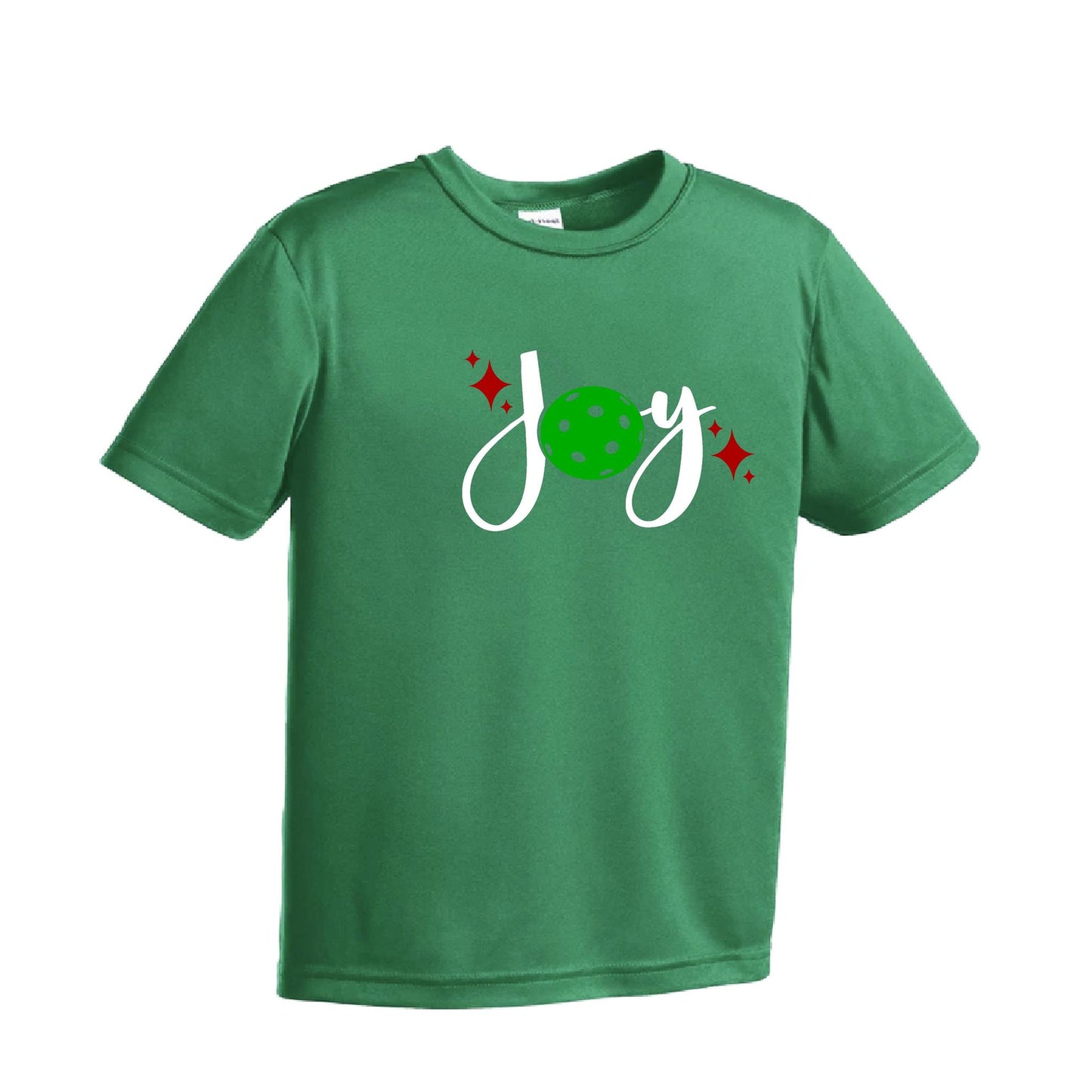 Joy | Youth Short Sleeve Pickleball Performance T-Shirts | 100% Polyester