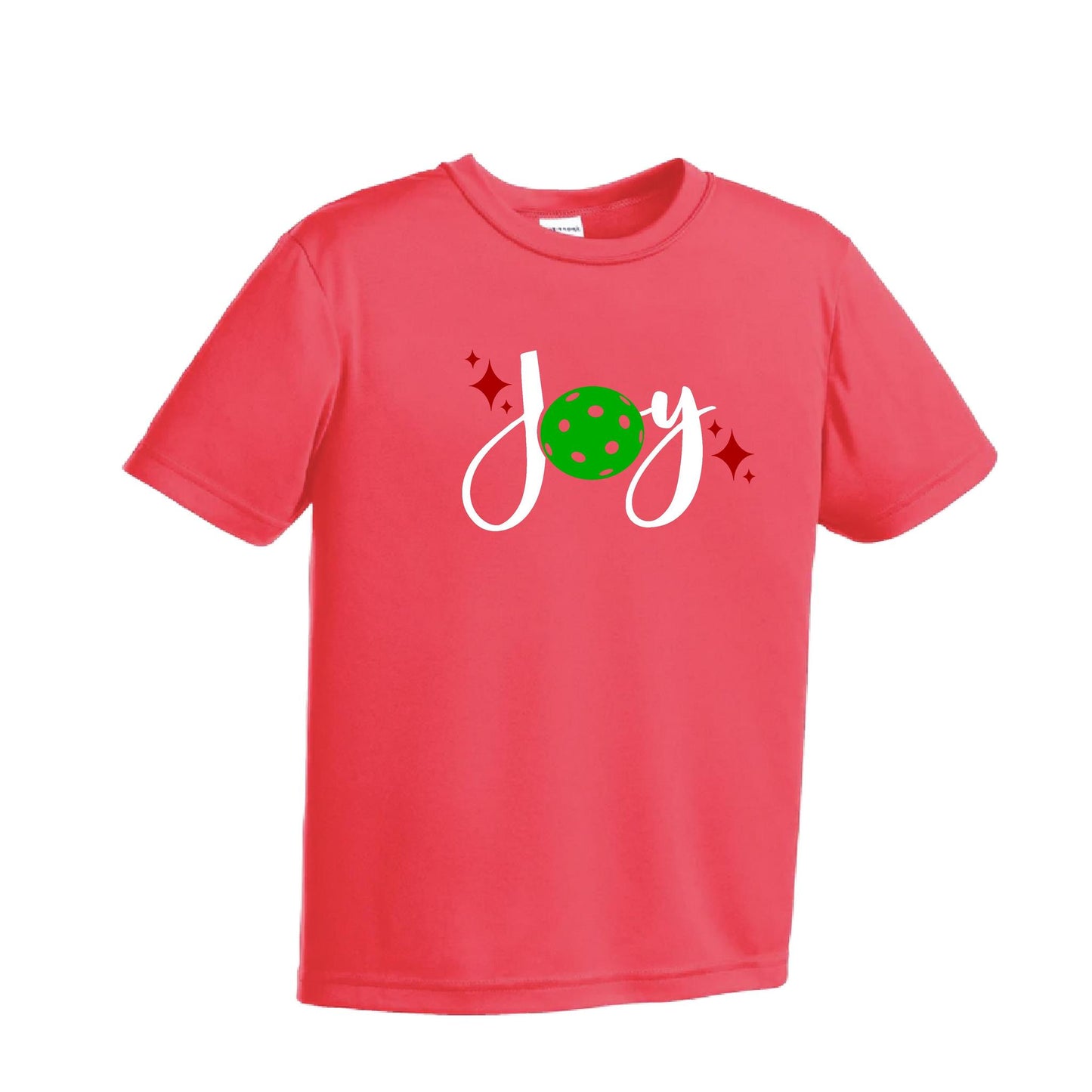 Joy | Youth Short Sleeve Pickleball Performance T-Shirts | 100% Polyester