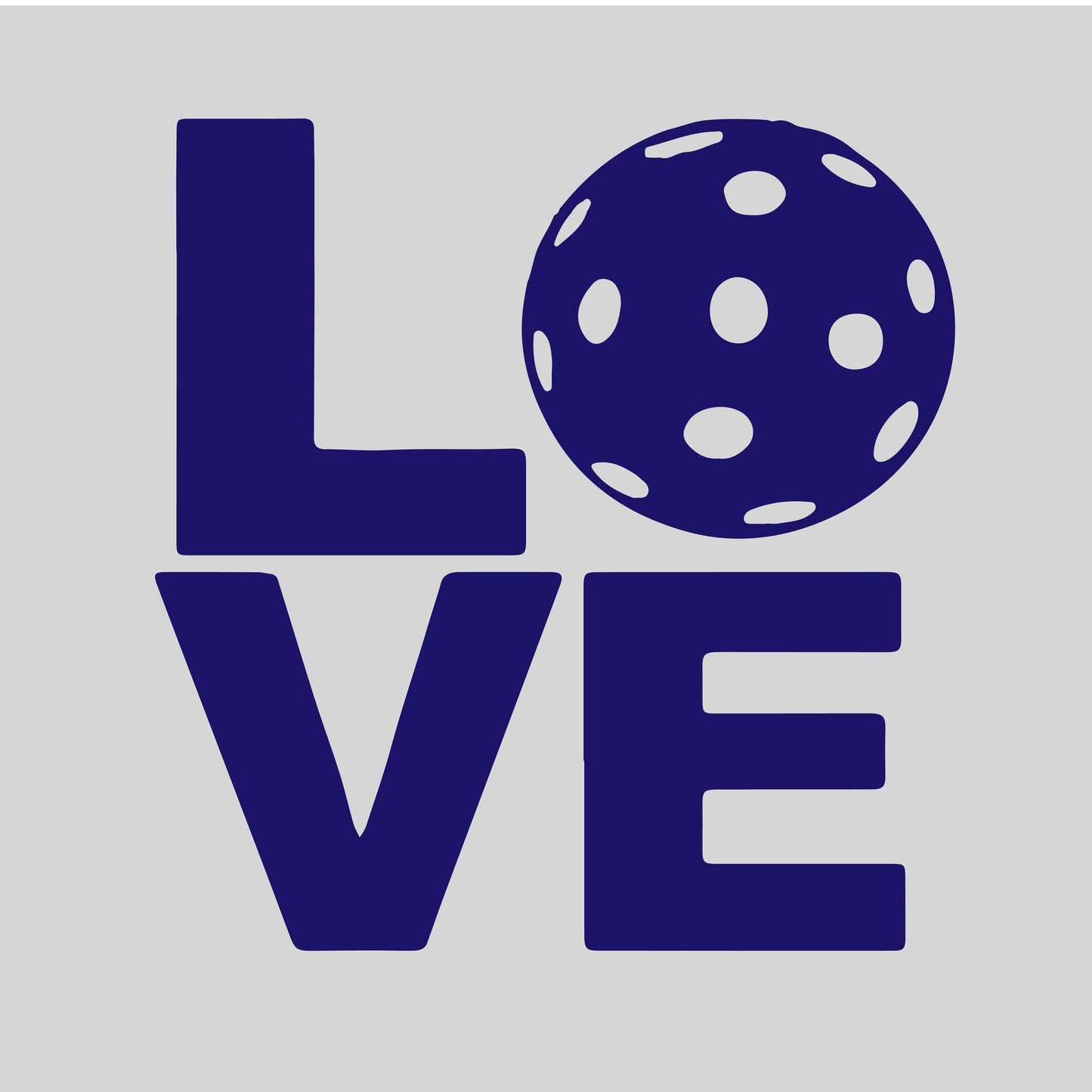 LOVE With Pickleball | Pickleball Car Decal And Pickleball Sticker | Customizable Color