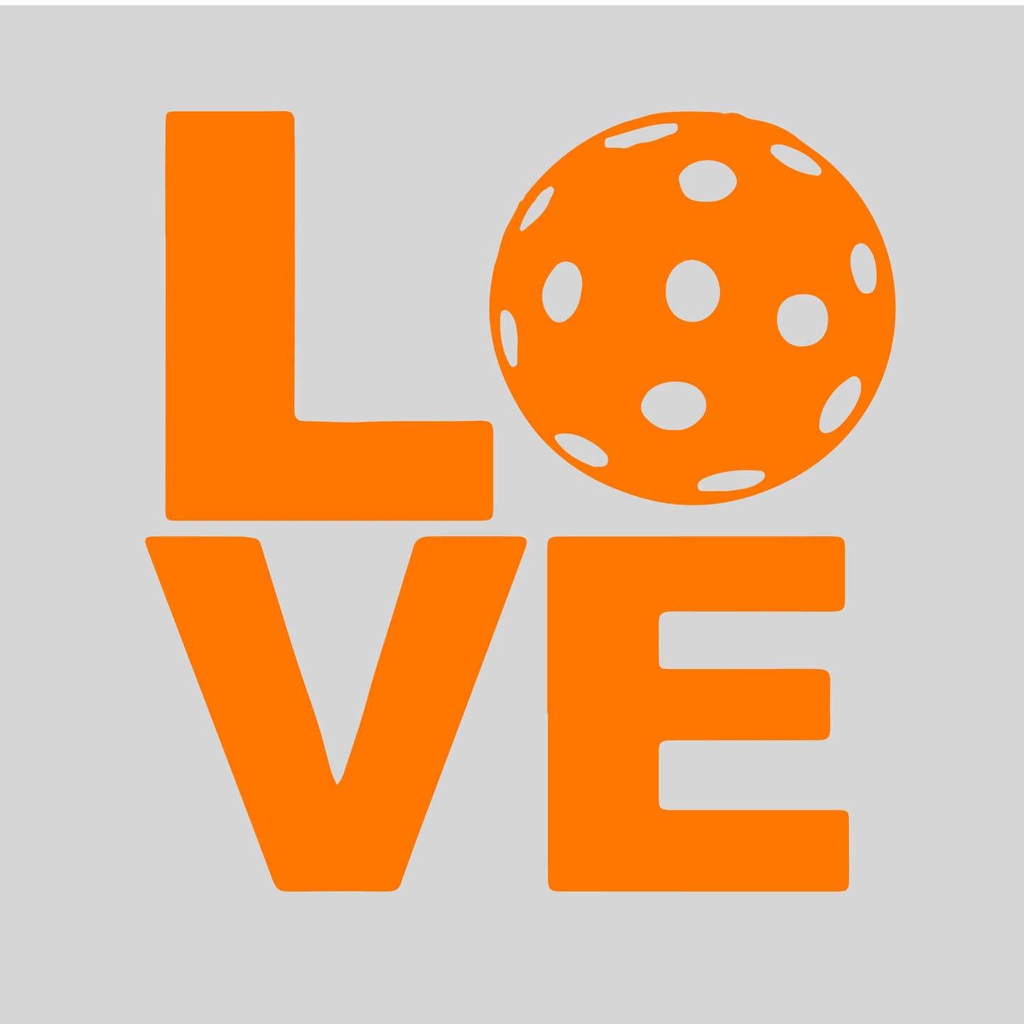 LOVE With Pickleball | Pickleball Car Decal And Pickleball Sticker | Customizable Color