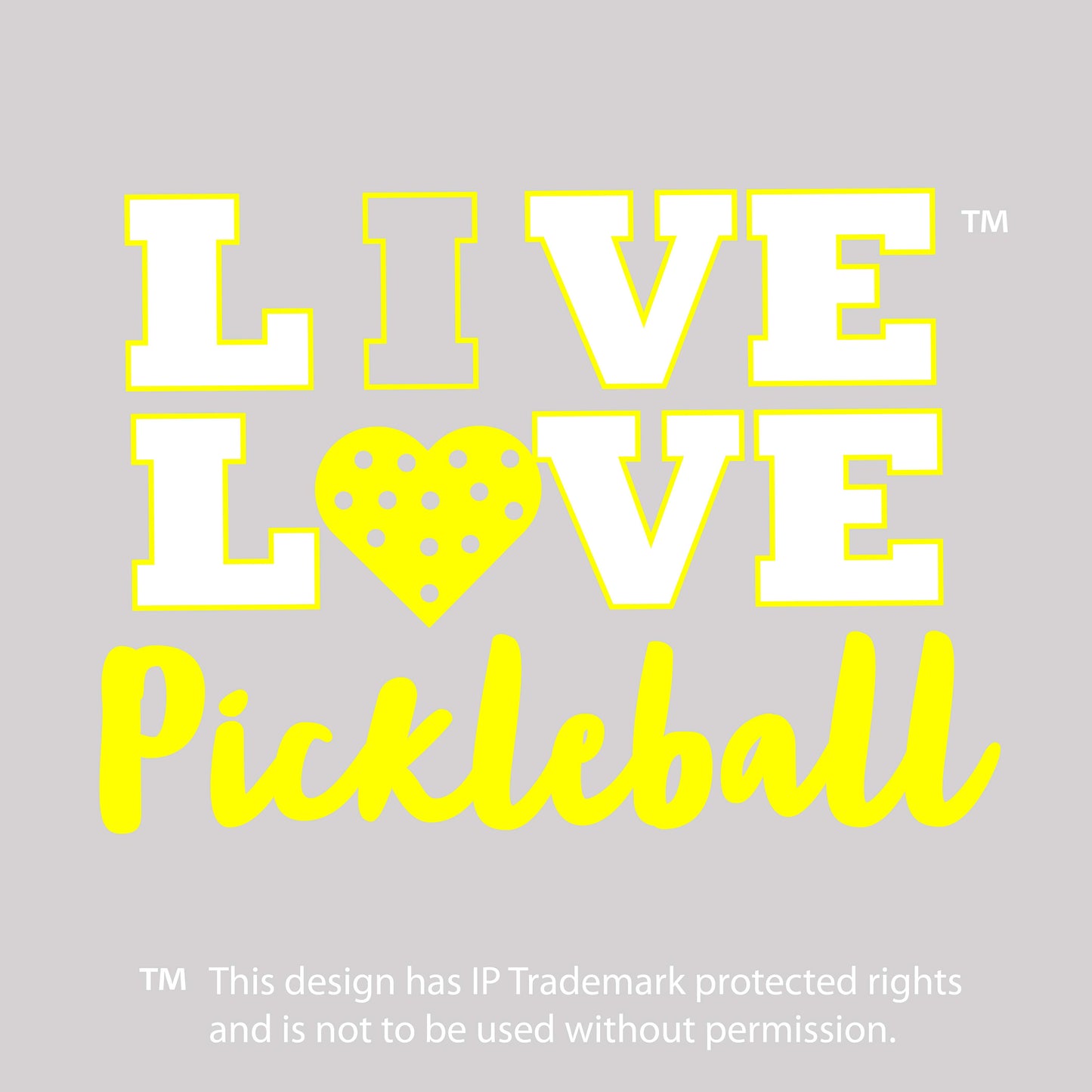 Live Love Pickleball | Women's Racerback Pickleball Tank | 100% Polyester
