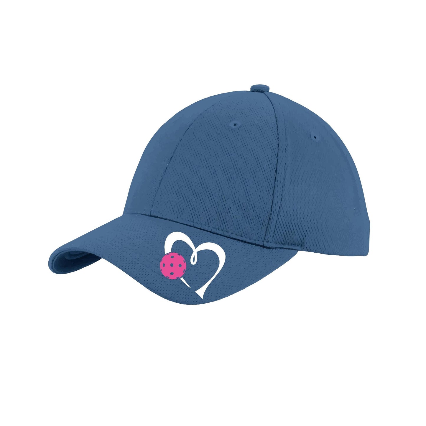Love Pickleball (Pink) Customizable | Pickleball Hat | Moisture-Wicking 100% Polyester