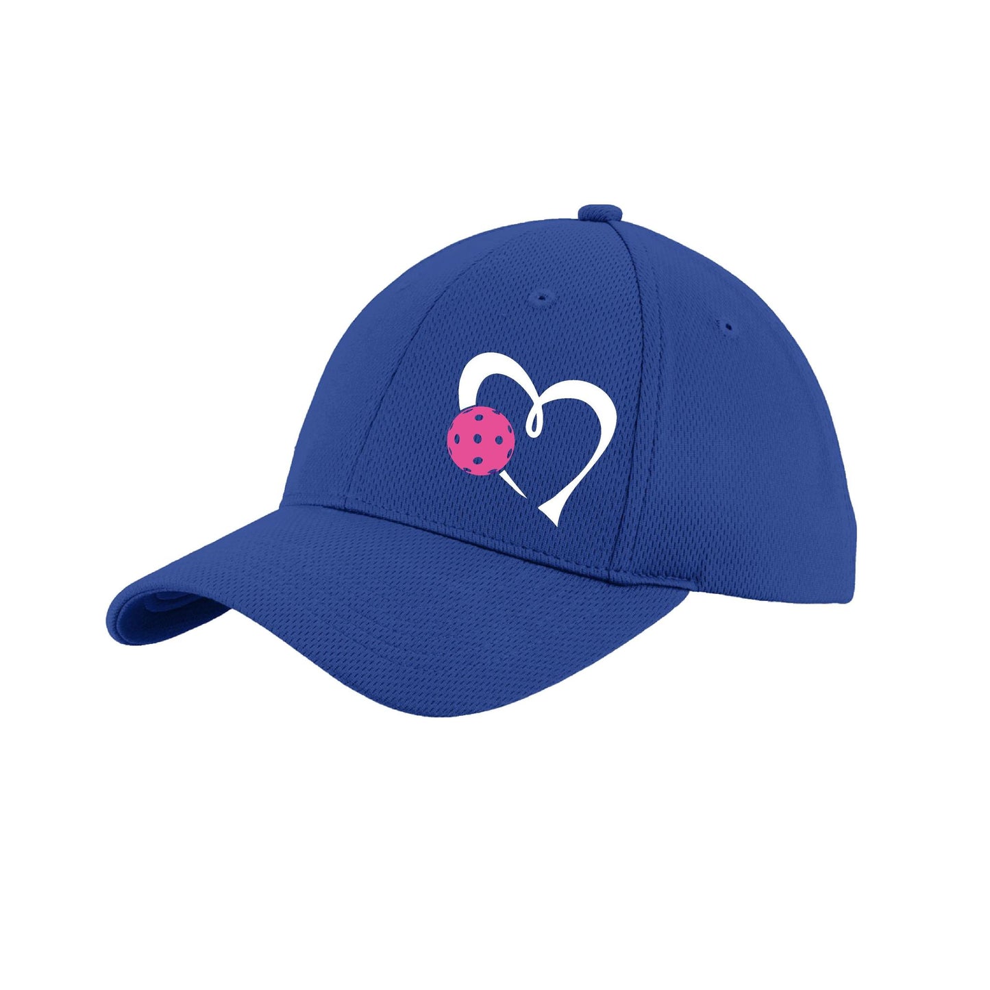 Love Pickleball (Pink) Customizable | Pickleball Hat | Moisture-Wicking 100% Polyester