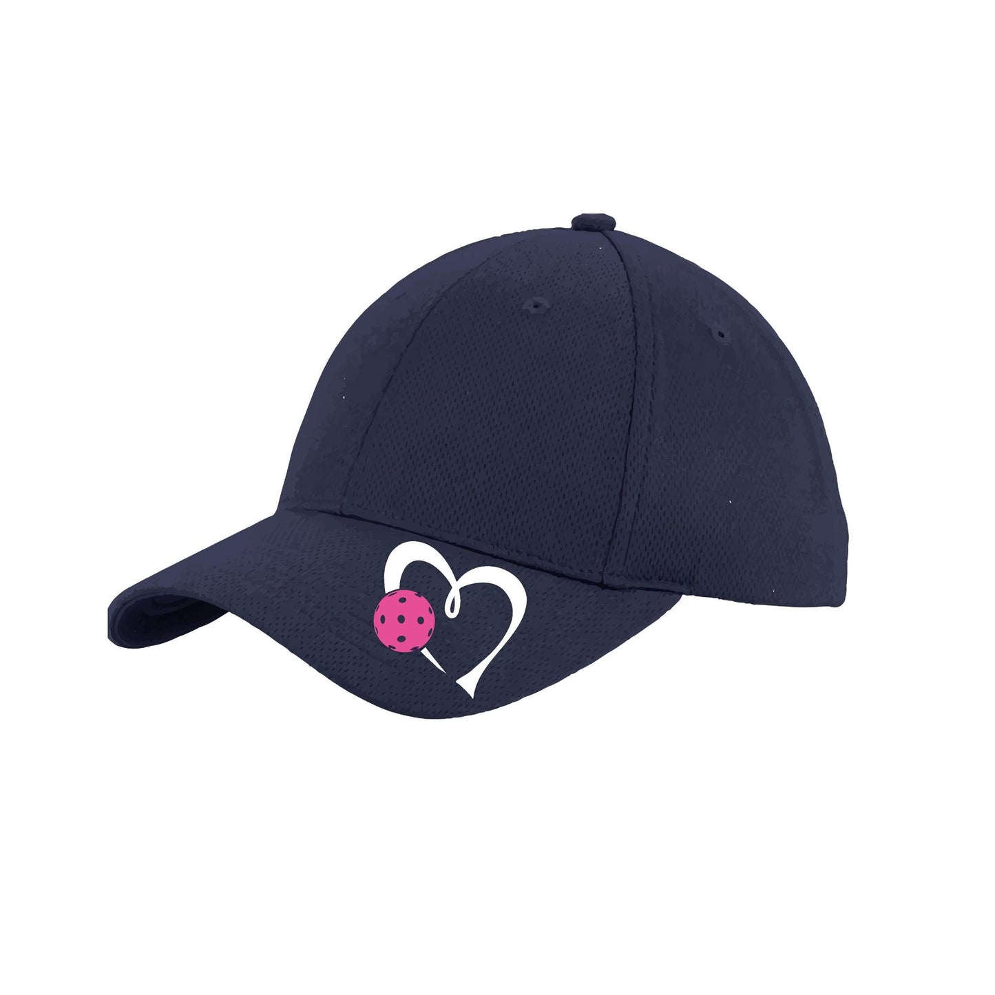 Love Pickleball (Pink) Customizable | Pickleball Hat | Moisture-Wicking 100% Polyester