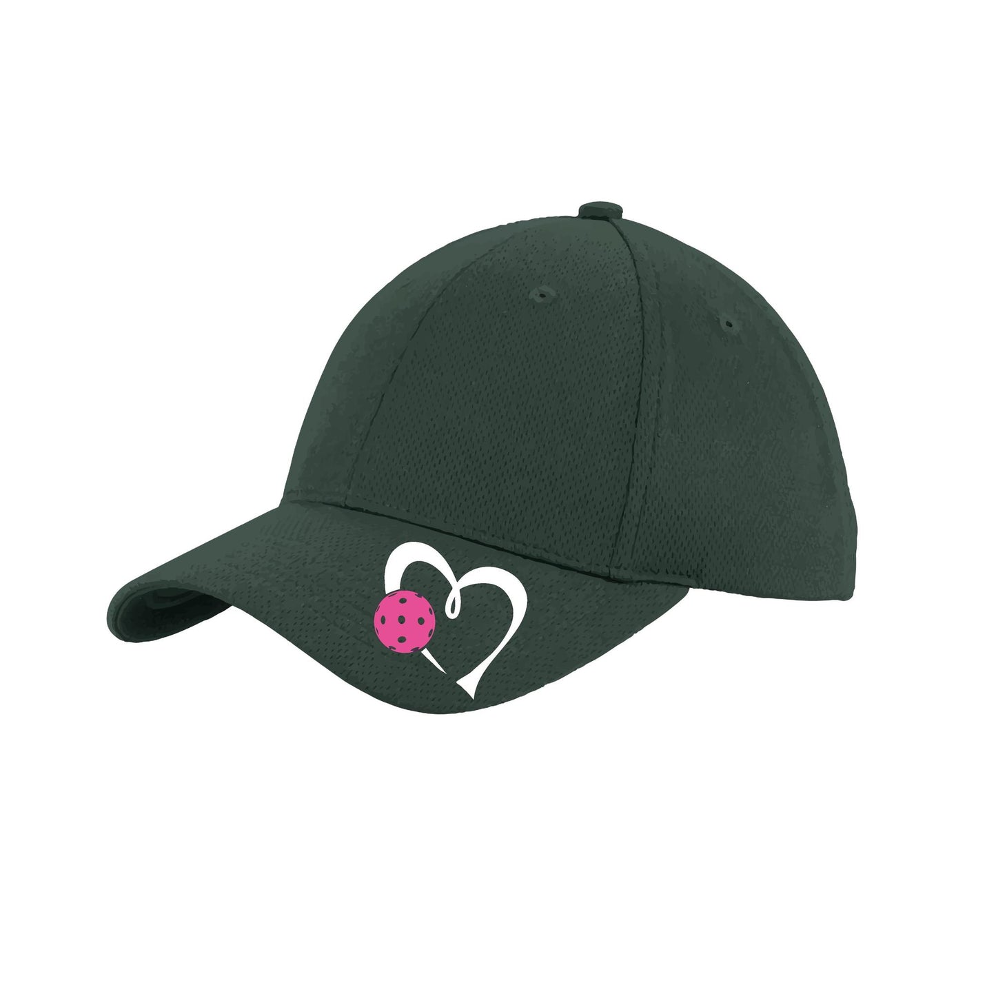 Love Pickleball (Pink) Customizable | Pickleball Hat | Moisture-Wicking 100% Polyester