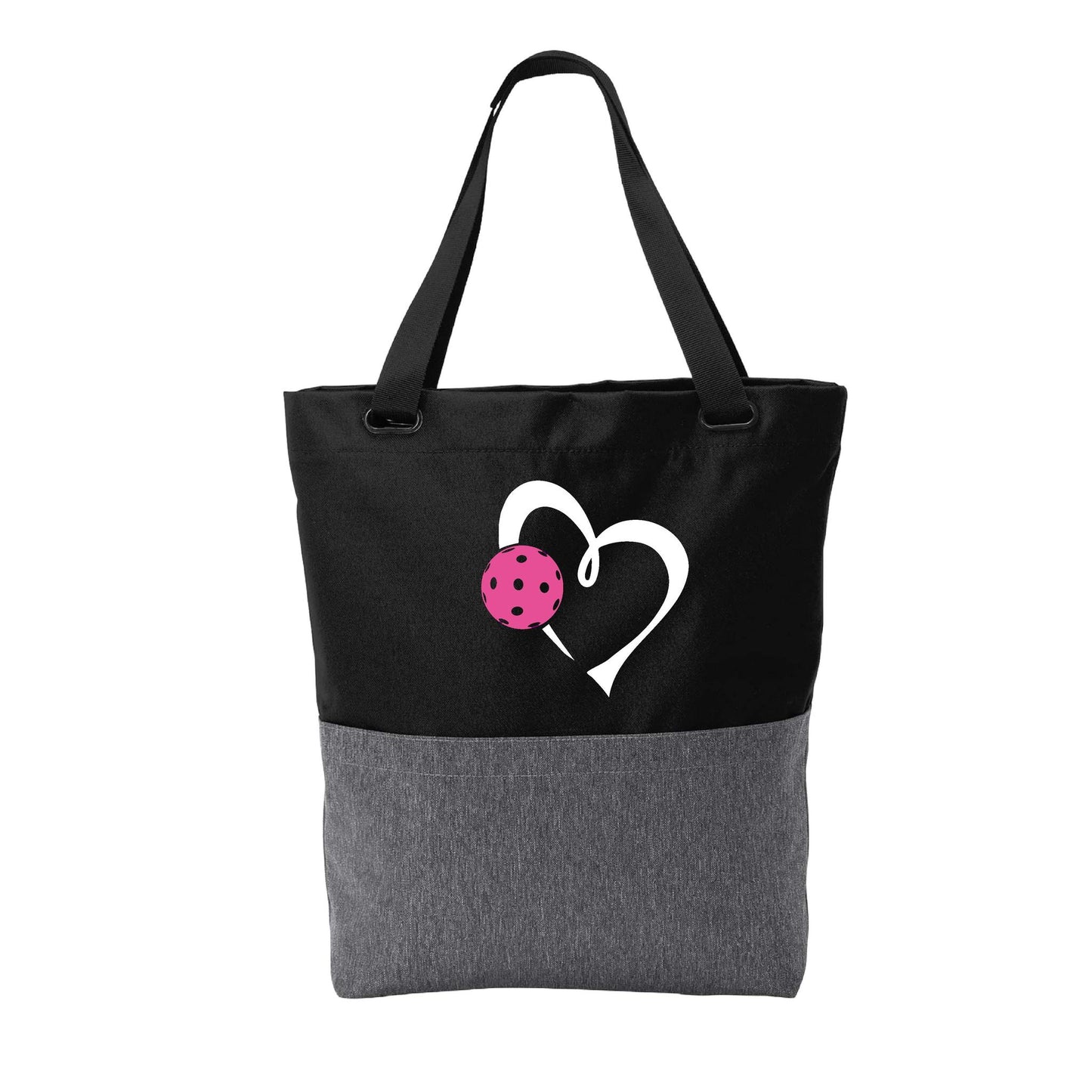 Love Pickleball (Pink Or Purple) | Pickleball Sports Convertible Tote Bag | Medium Size Court Tote Bag