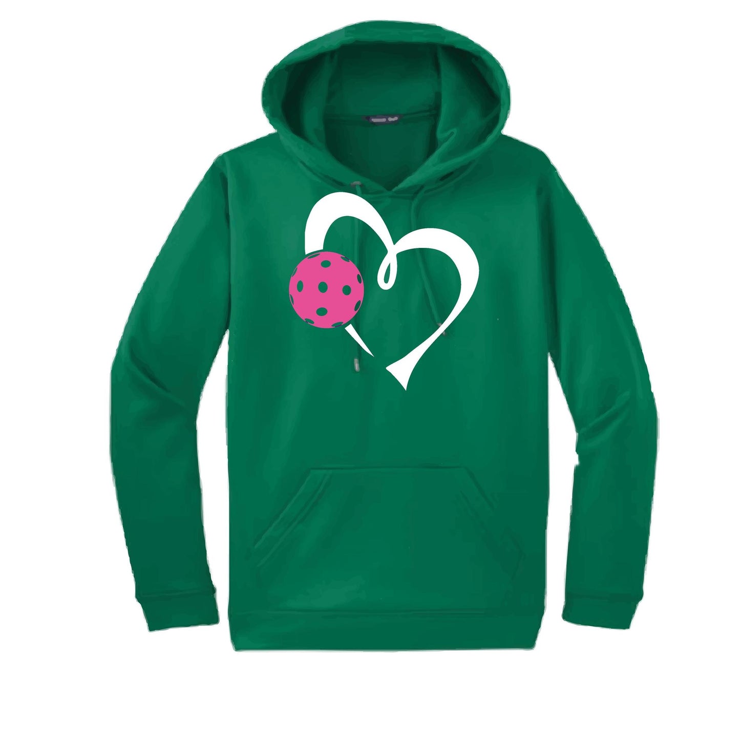Love Pickleball (Pink) | Unisex Hoodie Pickleball Sweatshirt | 50% Cotton 50% Polyester