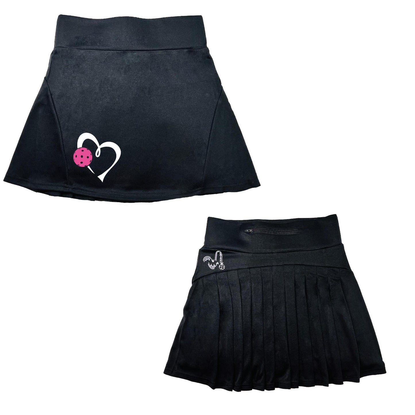 Love Pickleball (Pink) | Women's Flirty Pickleball Skort