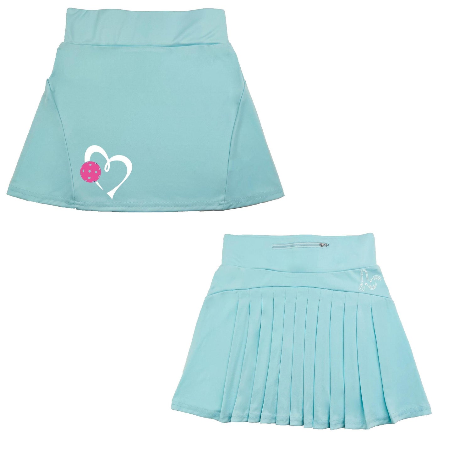 Love Pickleball (Pink) | Women's Flirty Pickleball Skort
