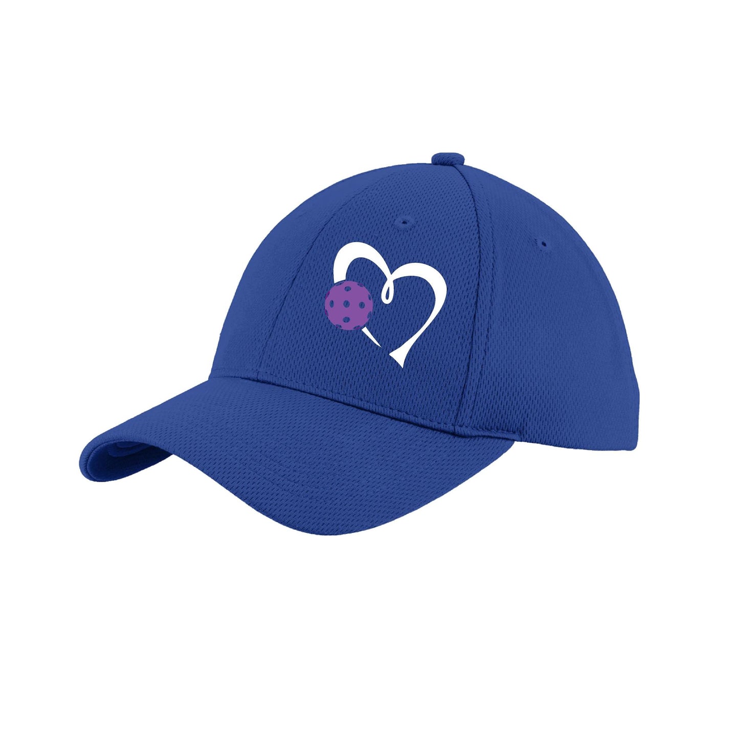 Love Pickleball (Purple) Customizable | Pickleball Hat | Moisture-Wicking 100% Polyester