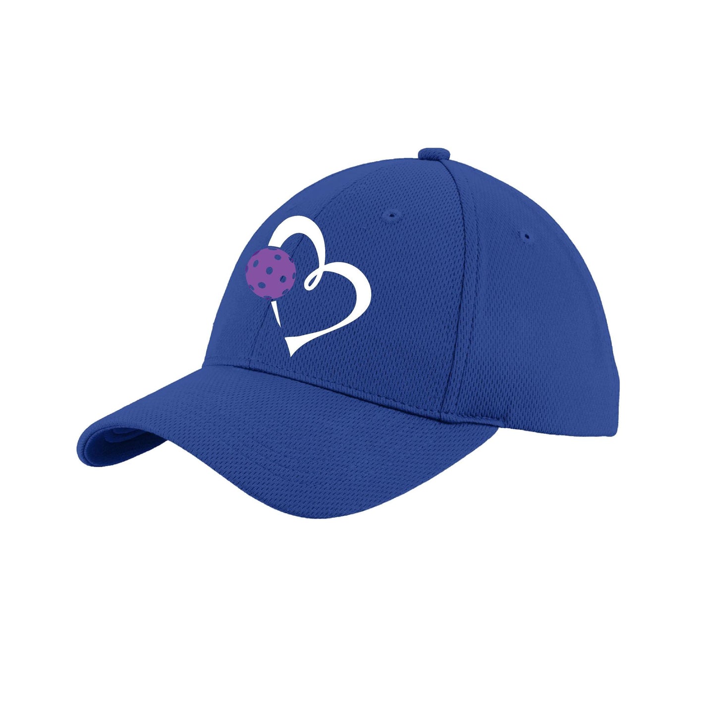 Love Pickleball (Purple) Customizable | Pickleball Hat | Moisture-Wicking 100% Polyester