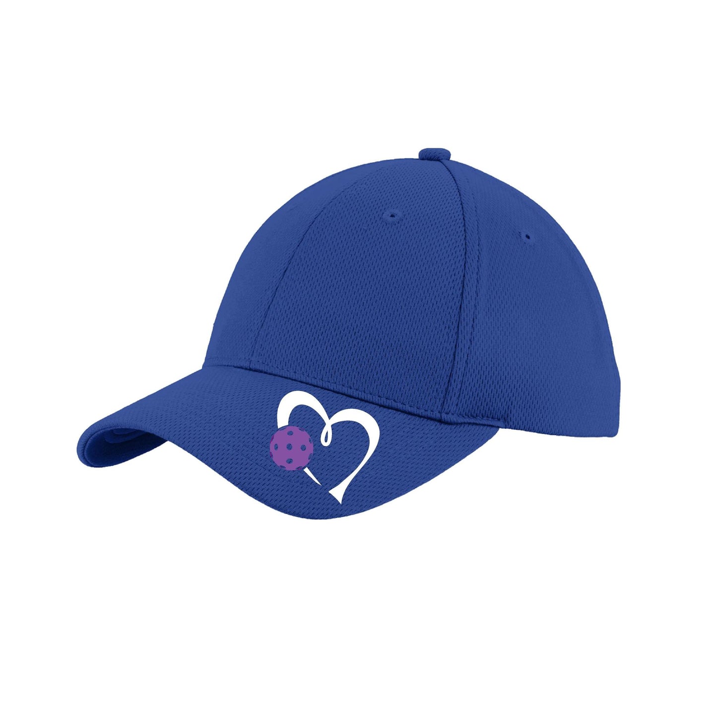 Love Pickleball (Purple) Customizable | Pickleball Hat | Moisture-Wicking 100% Polyester