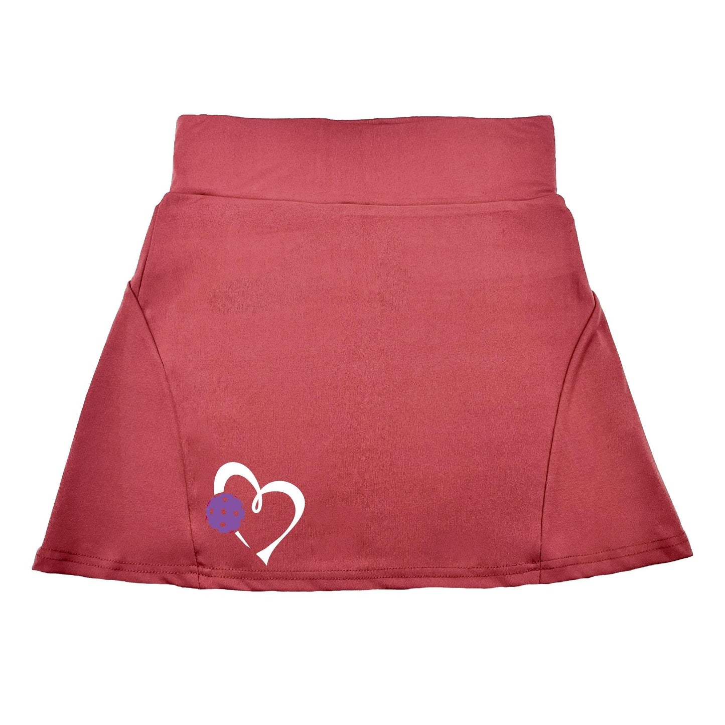 Love Pickleball (Purple) | Women's Flirty Pickleball Skort