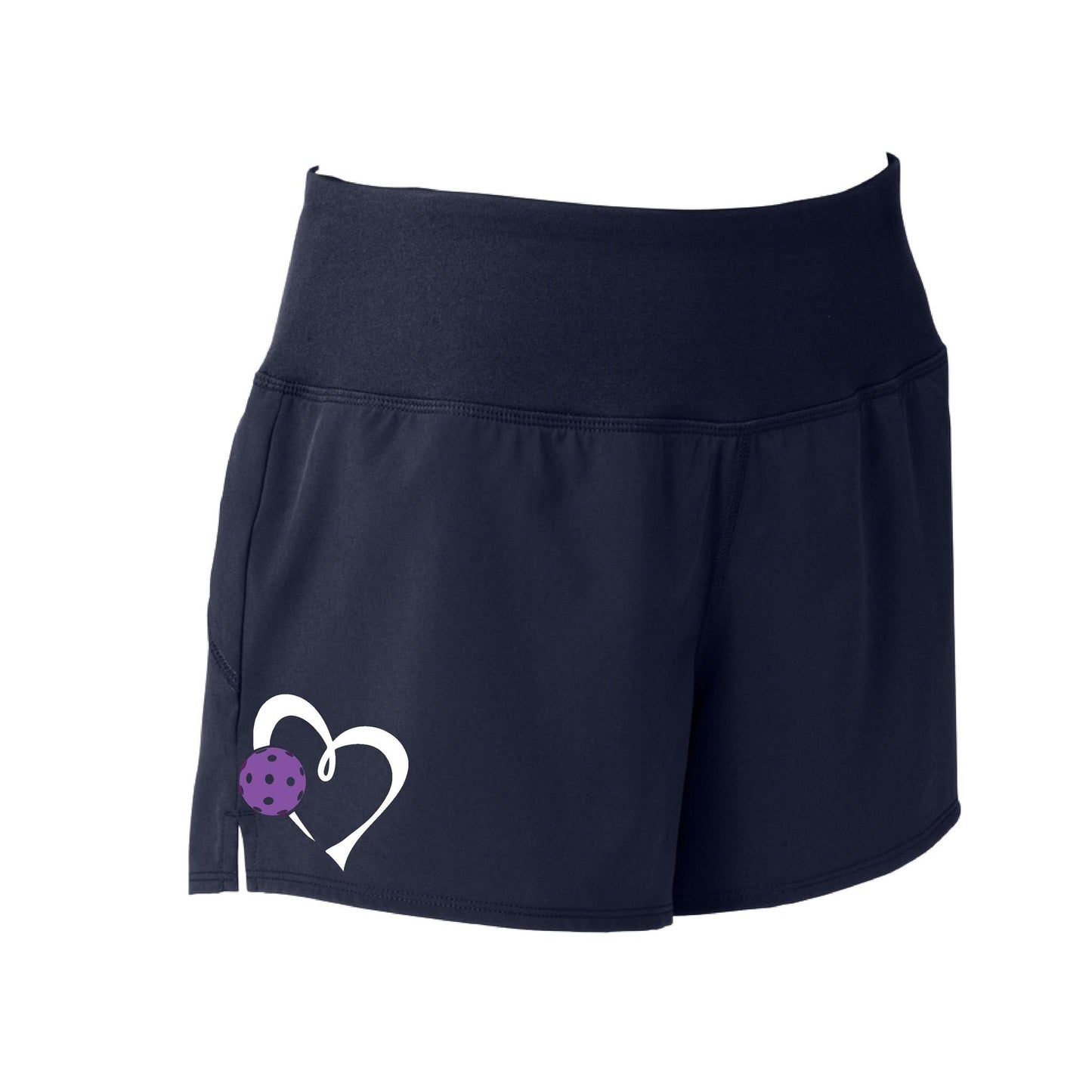 Love Pickleball (Purple) | Women's Pickleball Shorts