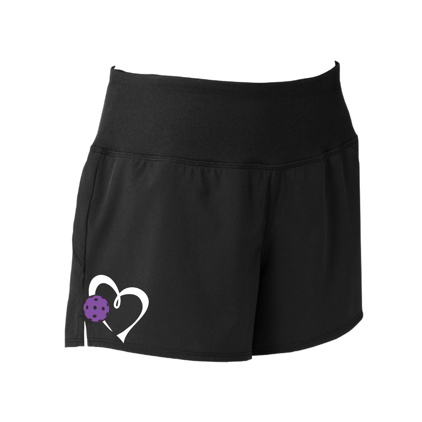 Love Pickleball (Purple) | Women's Pickleball Shorts