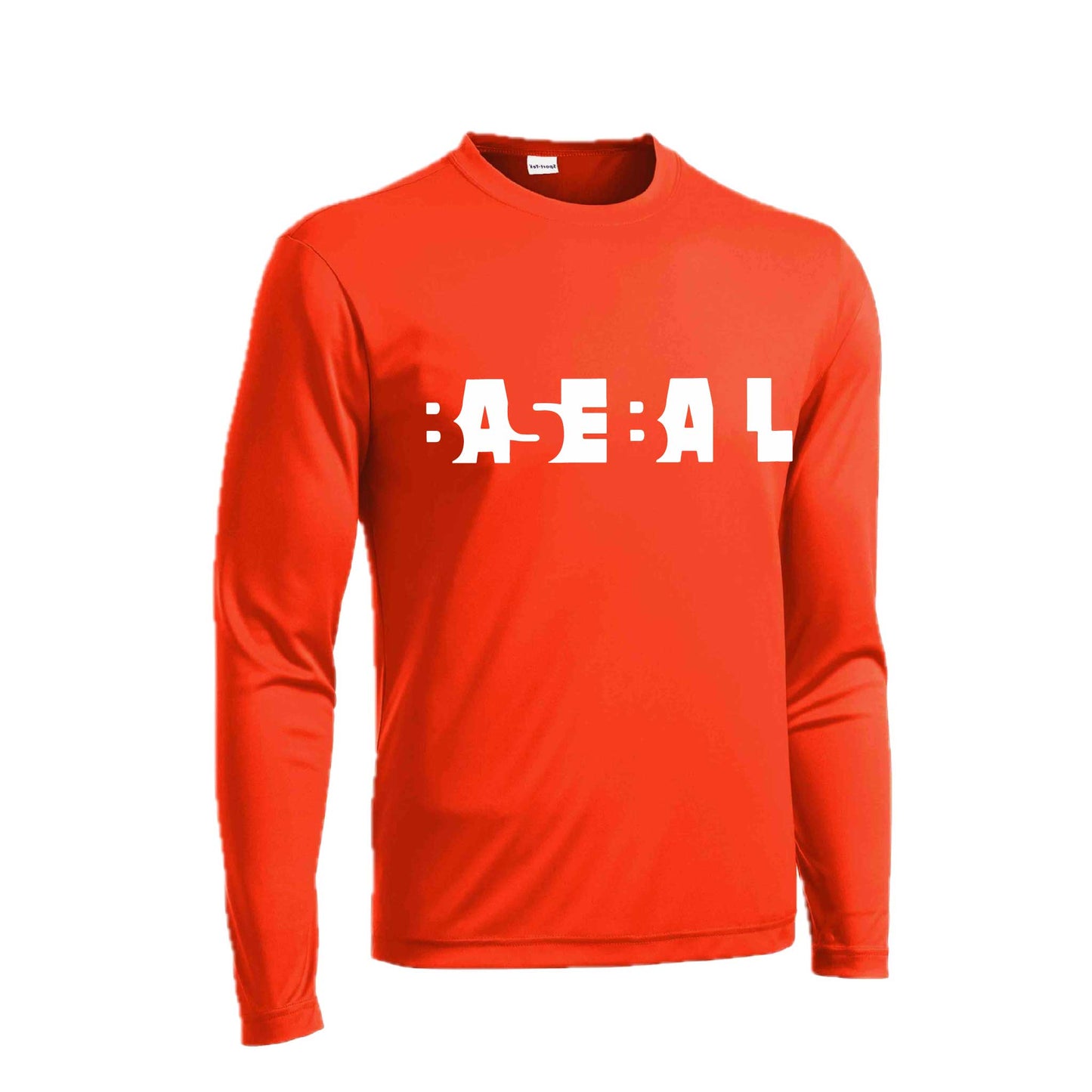 Change Up | Men's Long Sleeve Athletic Baseball Performance T-Shirt | 100% Polyester