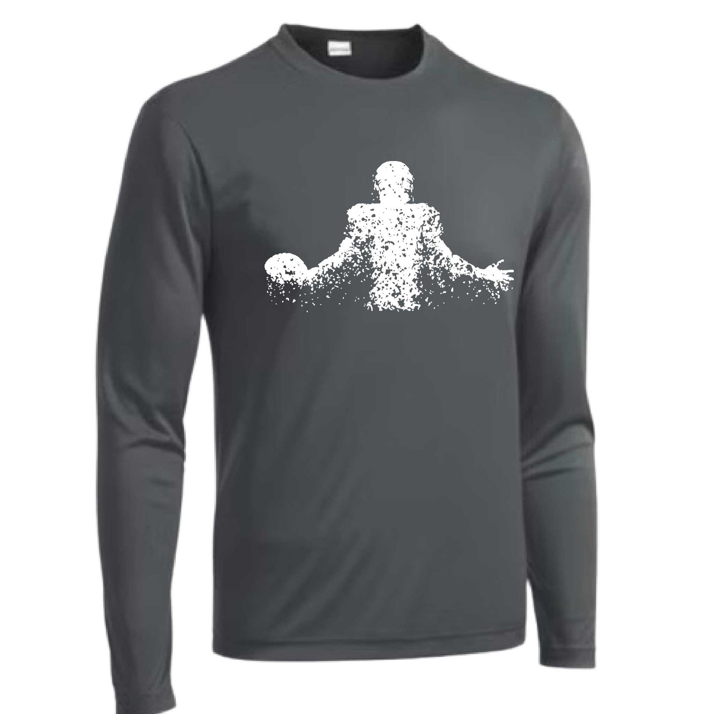 Coming Alive Football | Men's Long Sleeve Football Shirt | 100% Polyester