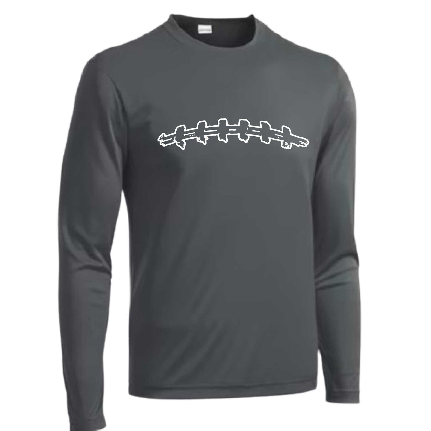 Football Laces | Men's Long Sleeve Football Shirt | 100% Polyester