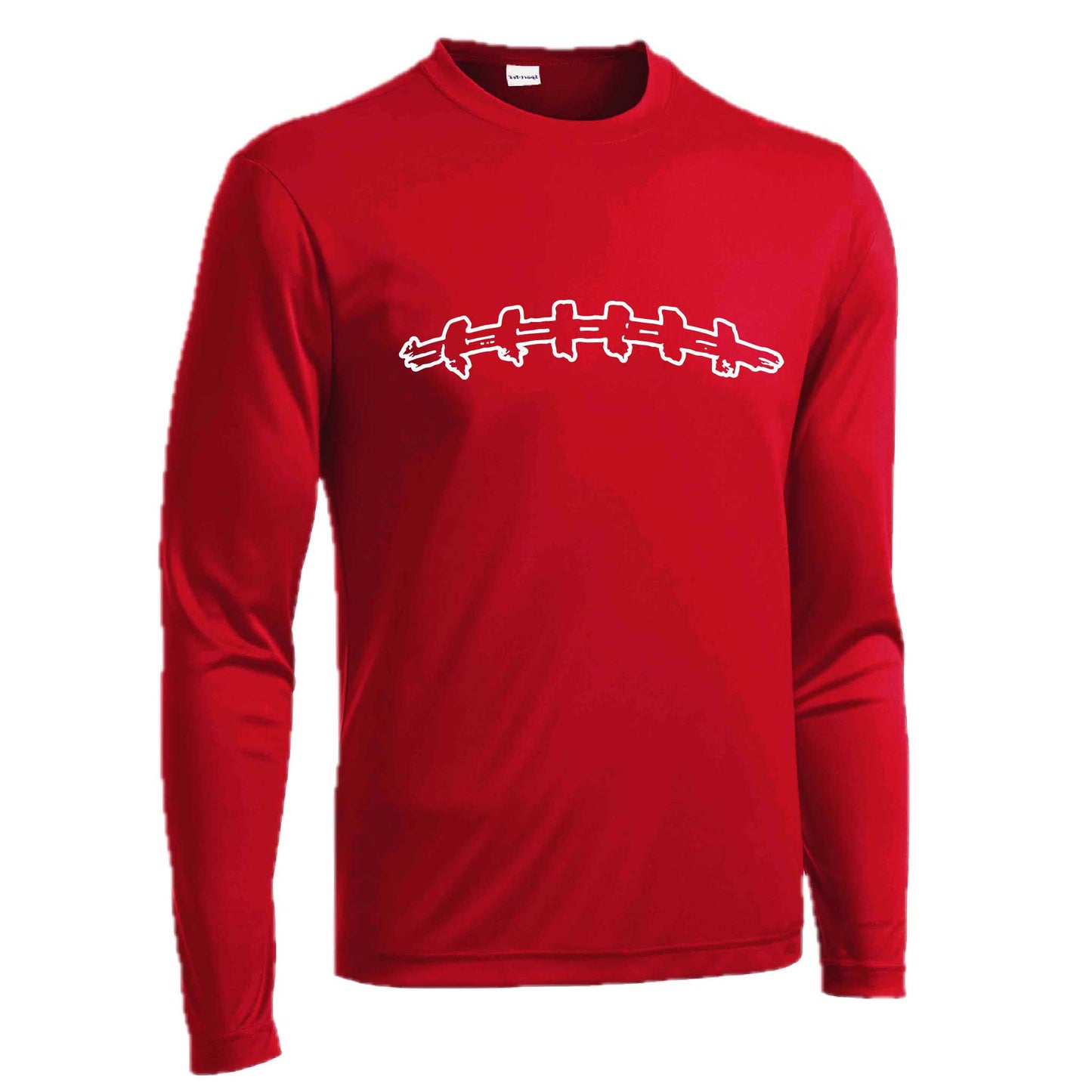 Football Laces | Men's Long Sleeve Football Shirt | 100% Polyester