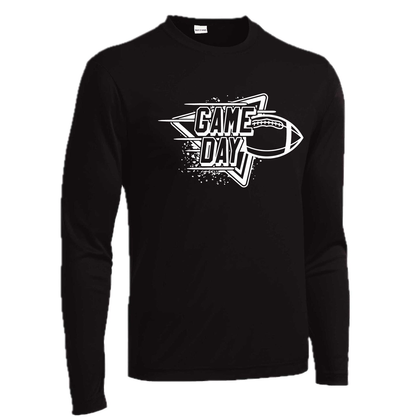 Football Game Day | Men's Long Sleeve Football Shirt | 100% Polyester