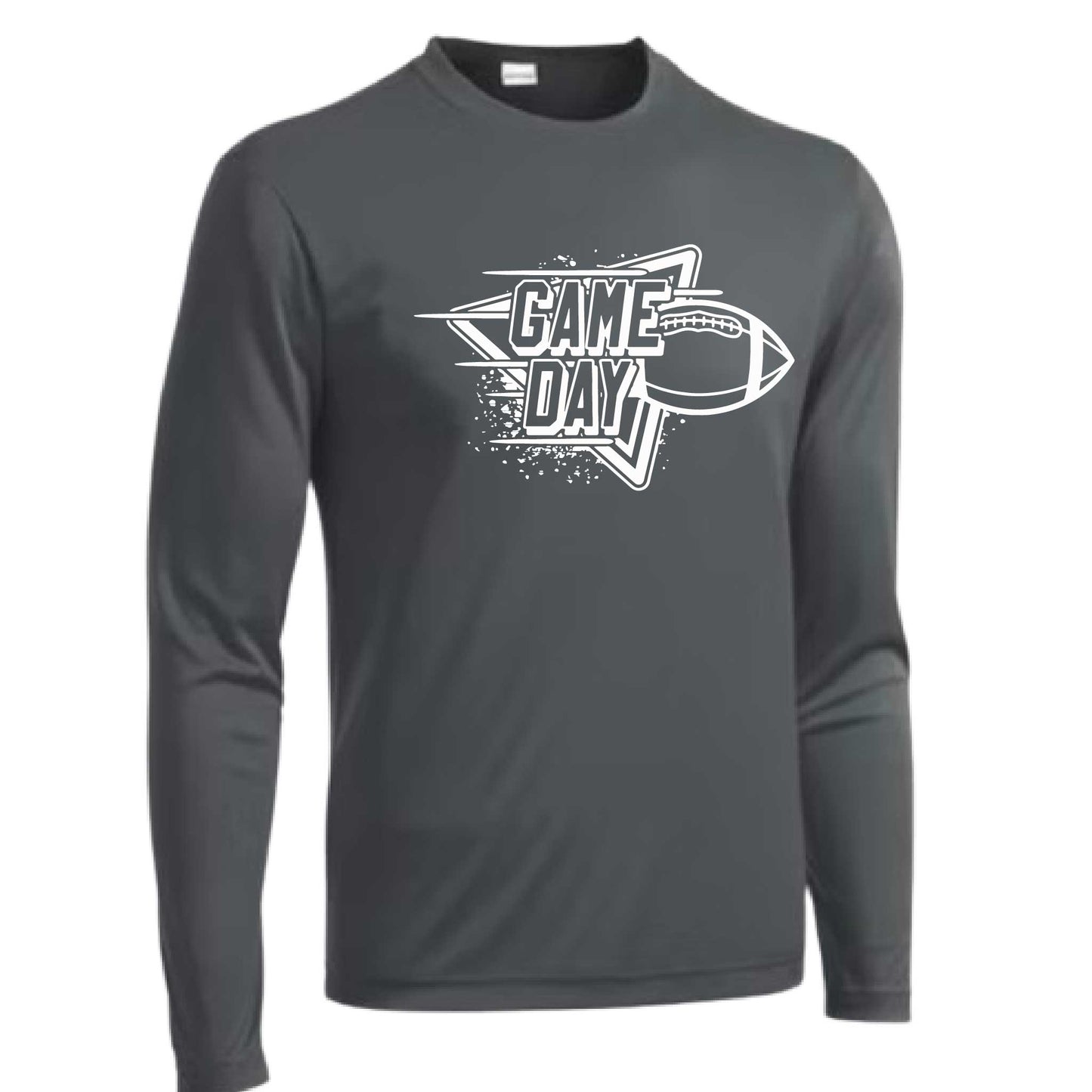 Football Game Day | Men's Long Sleeve Football Shirt | 100% Polyester