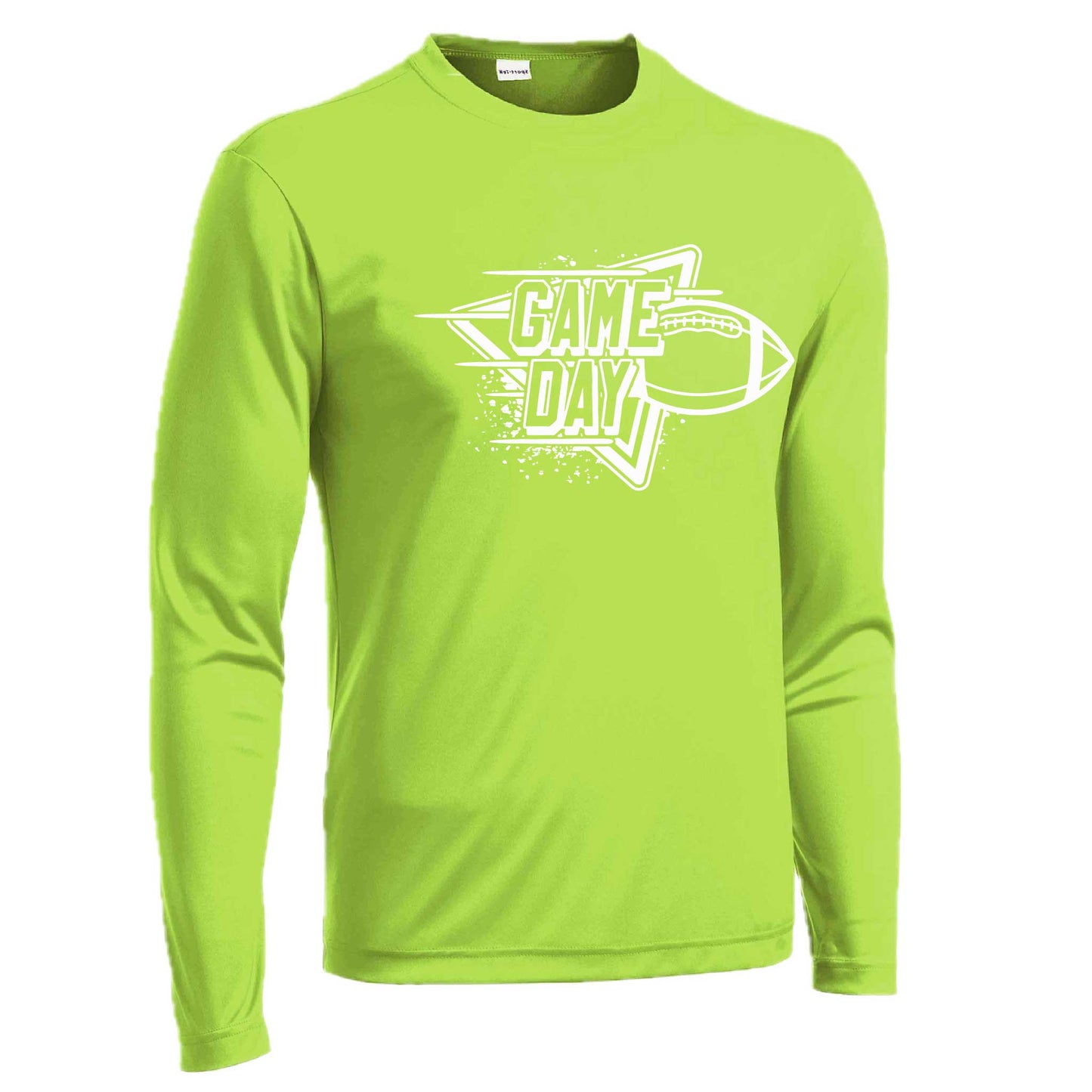 Football Game Day | Men's Long Sleeve Football Shirt | 100% Polyester
