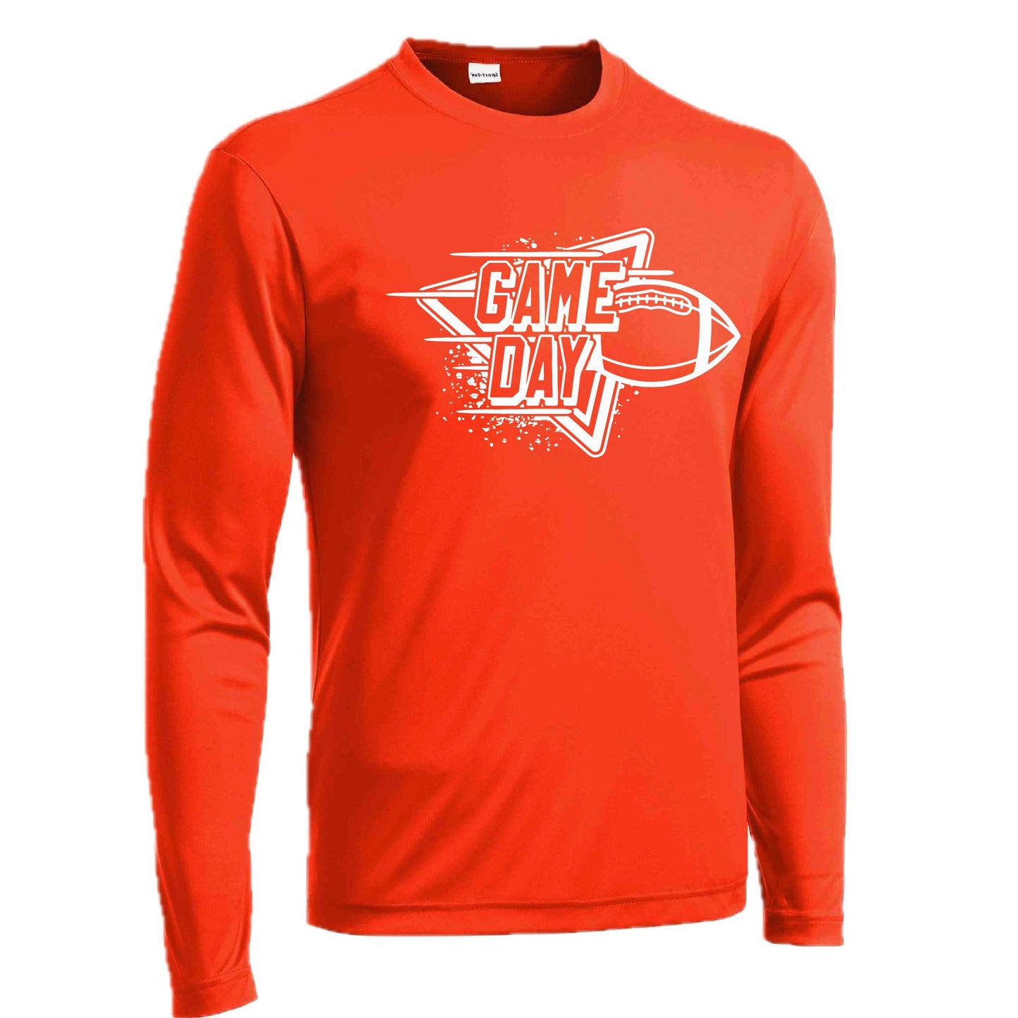 Football Game Day | Men's Long Sleeve Football Shirt | 100% Polyester