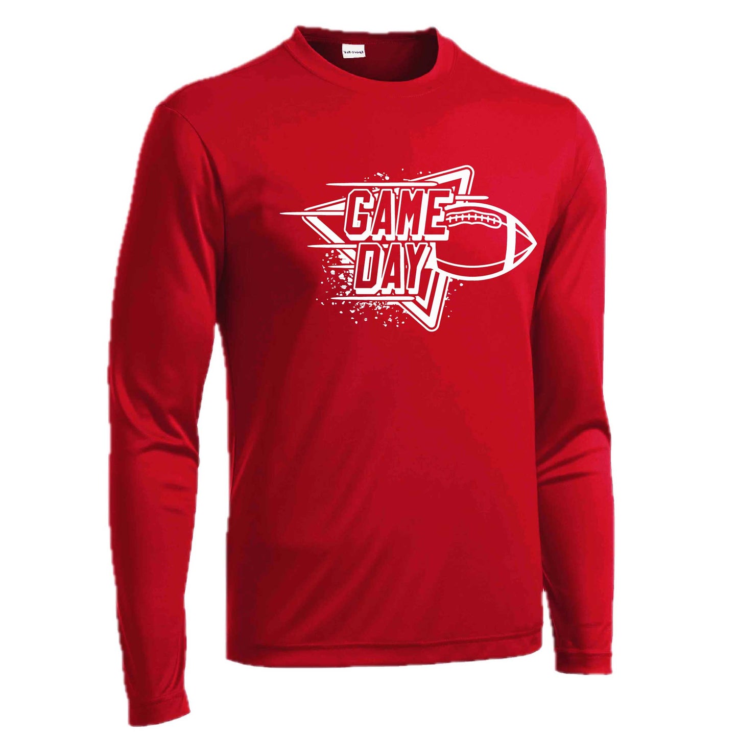 Football Game Day | Men's Long Sleeve Football Shirt | 100% Polyester