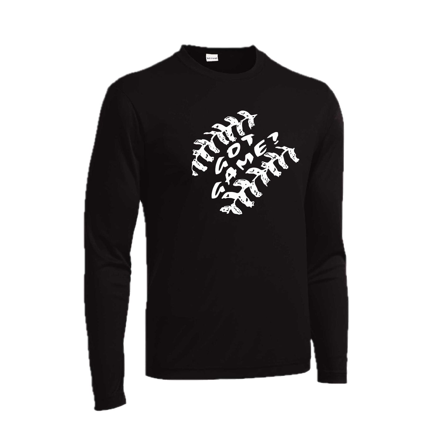 Got Game | Men's Long Sleeve Athletic Baseball Performance T-Shirt | 100% Polyester