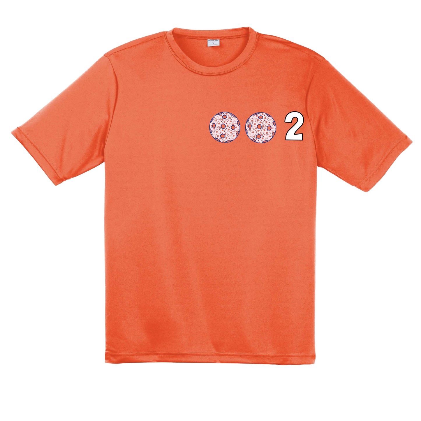 002 (Customizable 10 Pickleball Colors) | Men's Short Sleeve Pickleball Performance T-Shirt | 100% Polyester