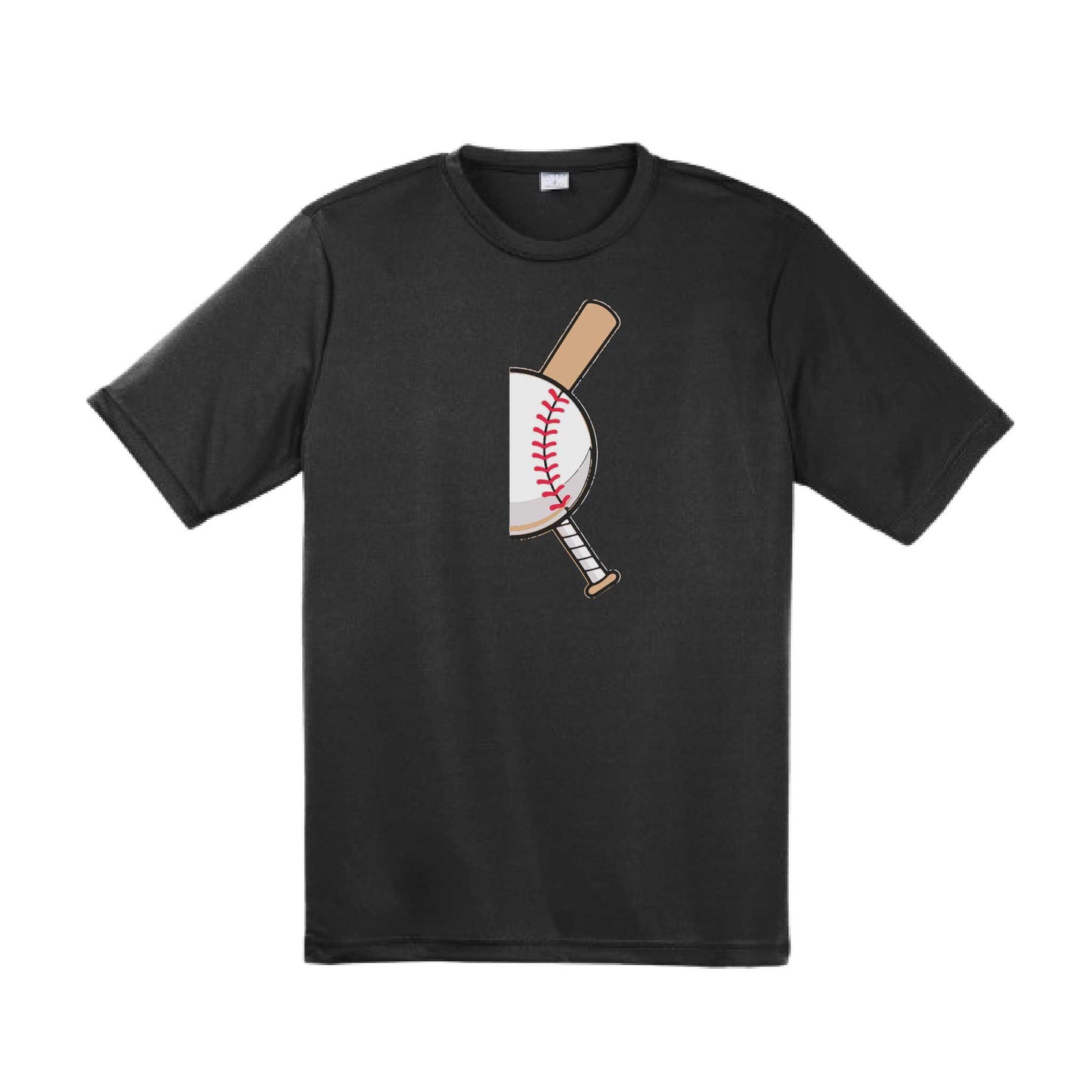Curveball | Men's Short Sleeve Athletic Baseball Performance T-Shirt | 100% Polyester