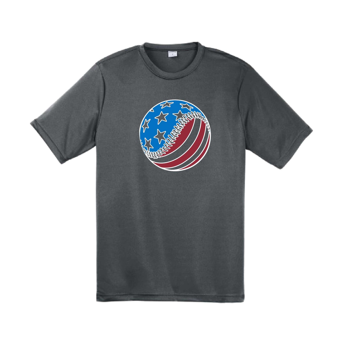 Fastball | Men's Short Sleeve Athletic Baseball Performance T-Shirt | 100% Polyester