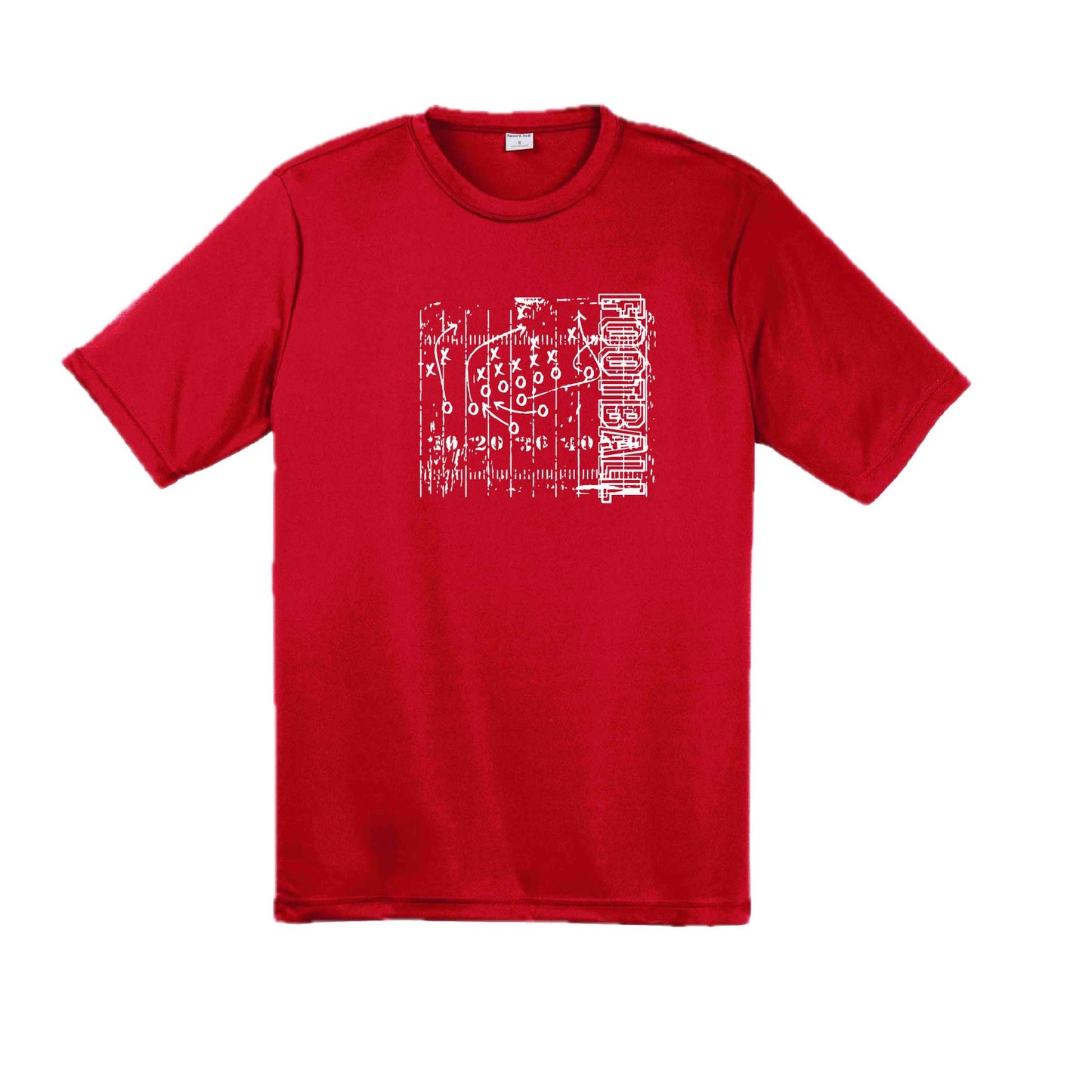 Football Field | Men's Short Sleeve Football T-Shirt | 100% Polyester