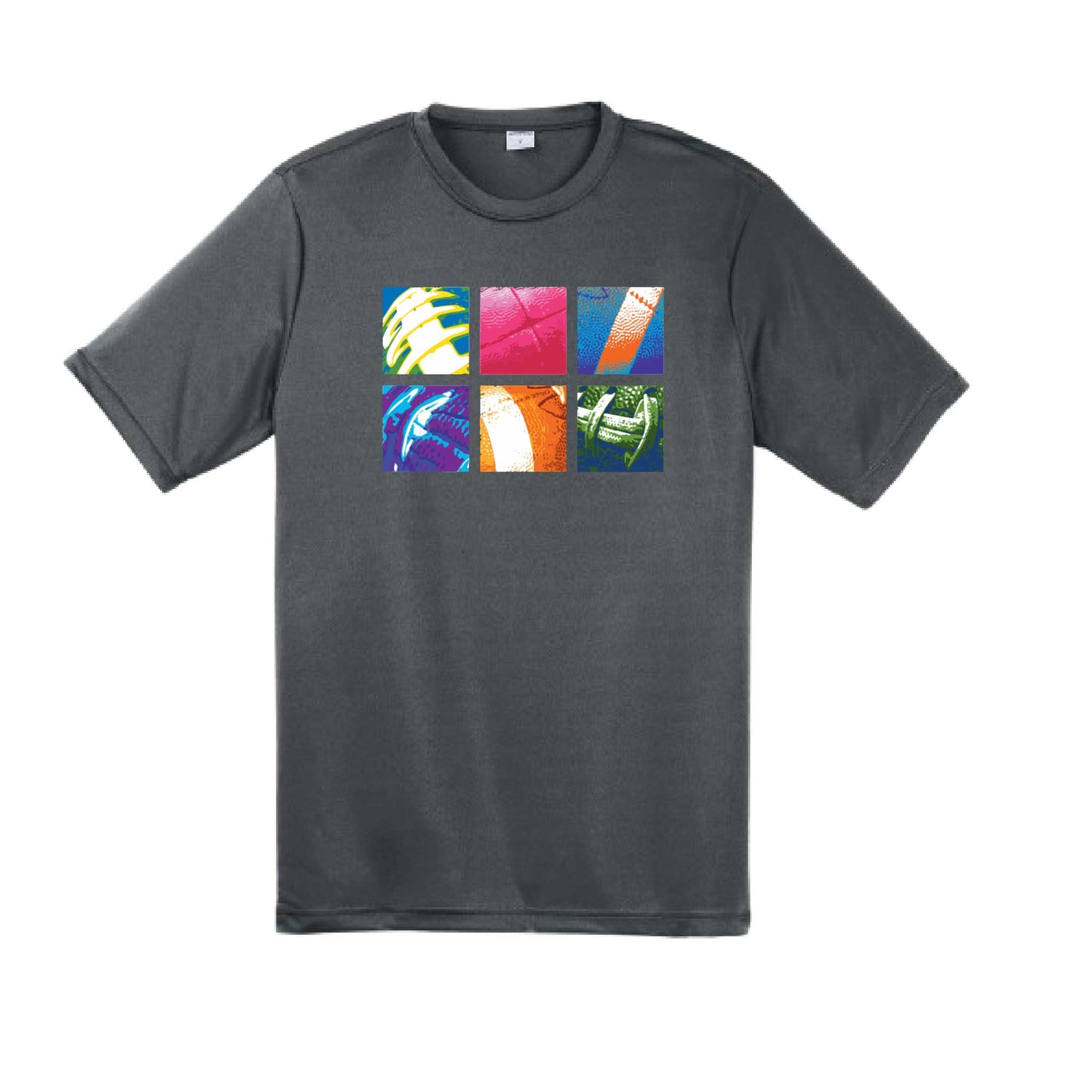 Football Squares | Men's Short Sleeve Football T-Shirt | 100% Polyester