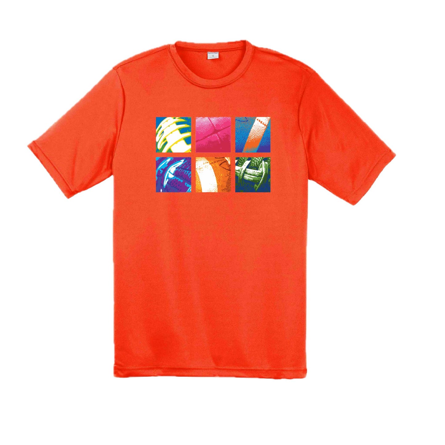 Football Squares | Men's Short Sleeve Football T-Shirt | 100% Polyester