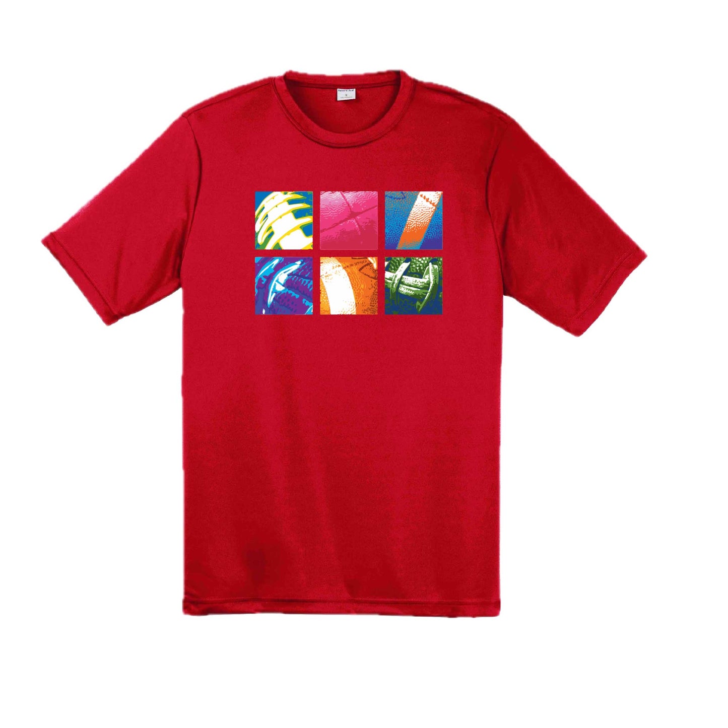 Football Squares | Men's Short Sleeve Football T-Shirt | 100% Polyester