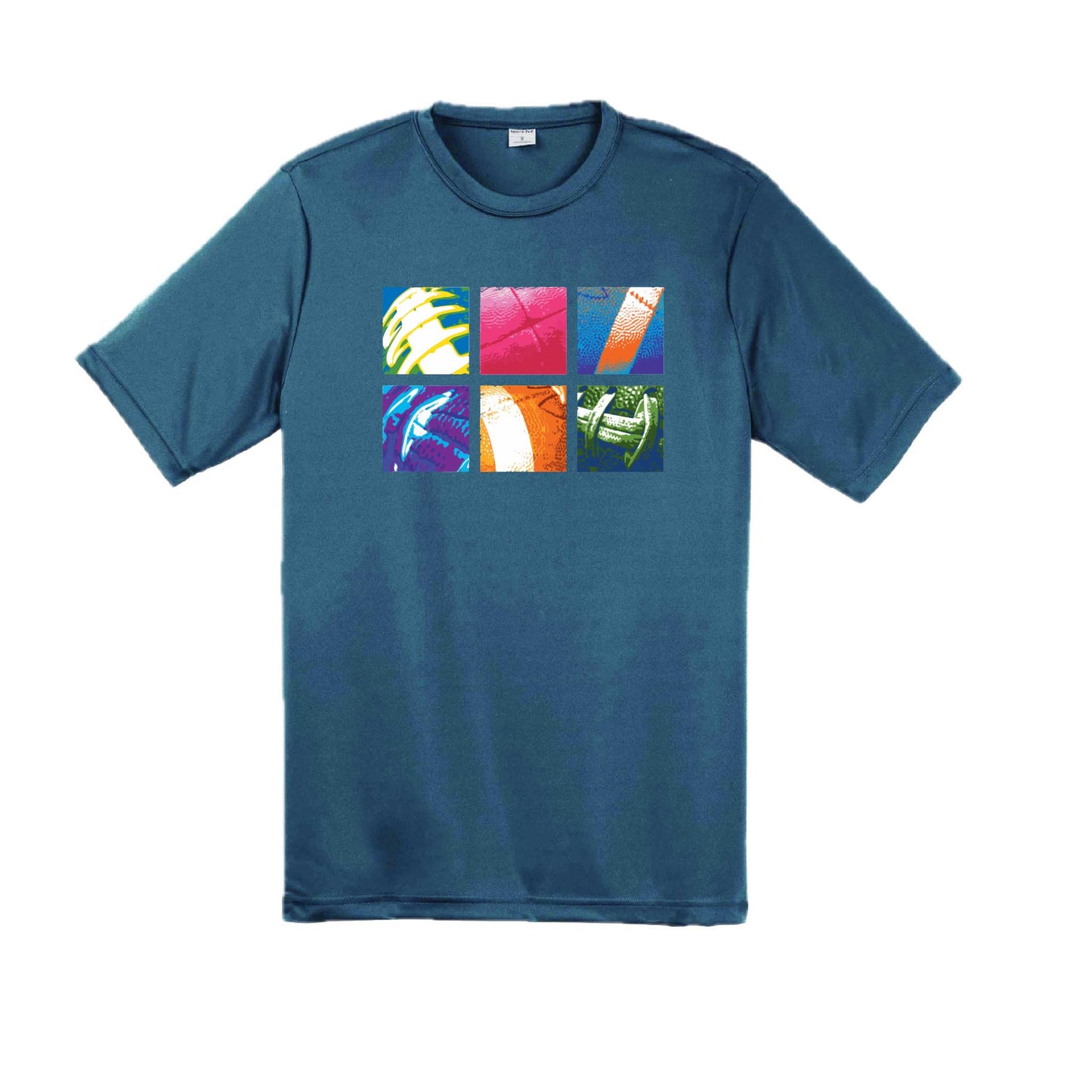 Football Squares | Men's Short Sleeve Football T-Shirt | 100% Polyester