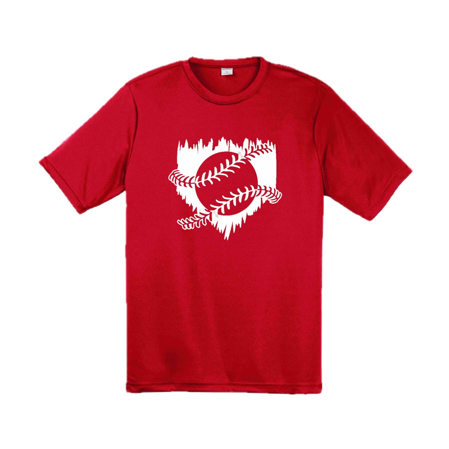 Home Run | Men's Short Sleeve Athletic Baseball Performance T-Shirt | 100% Polyester